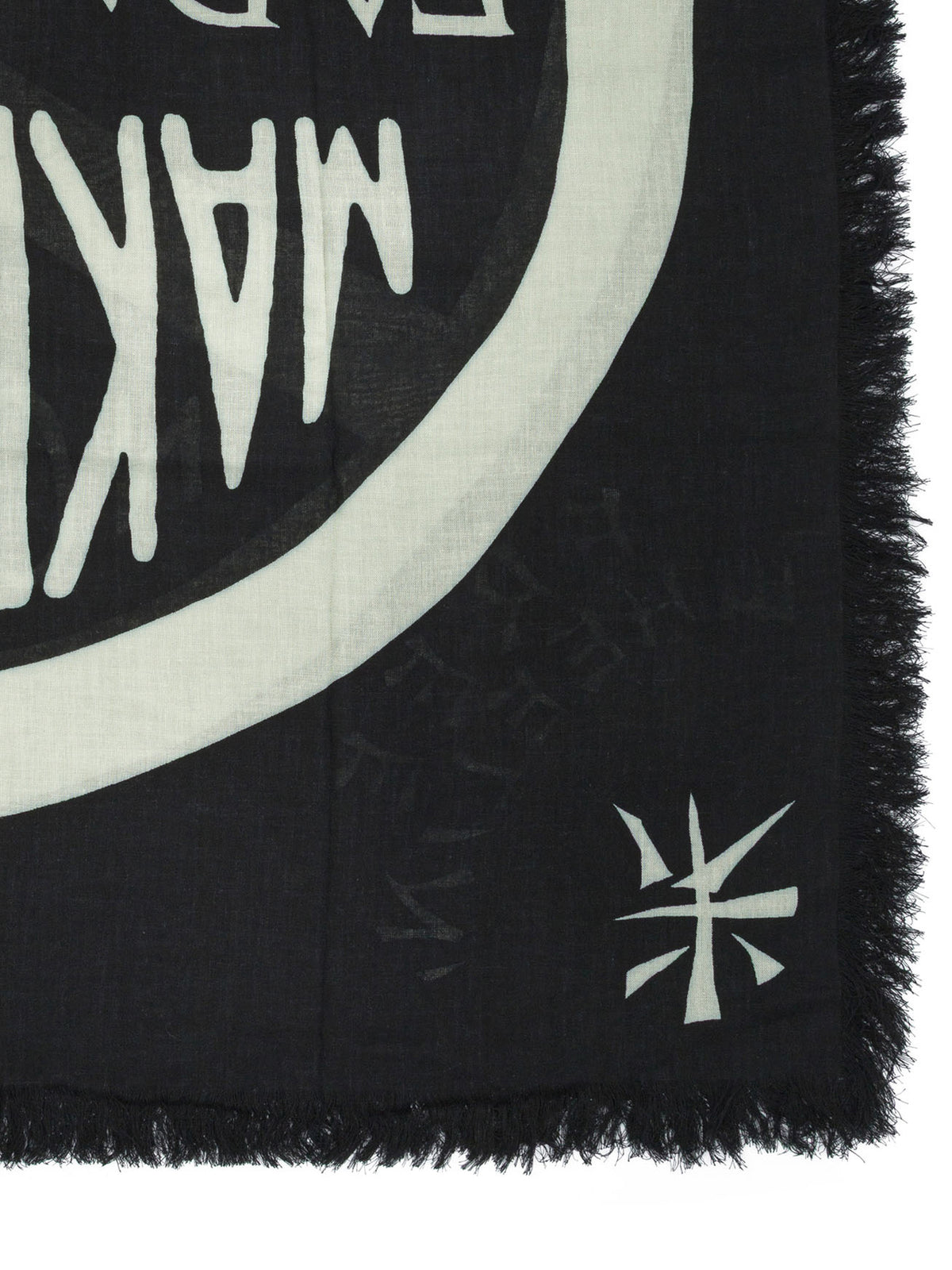 Kapital "Giant Peace" Scarf - Black