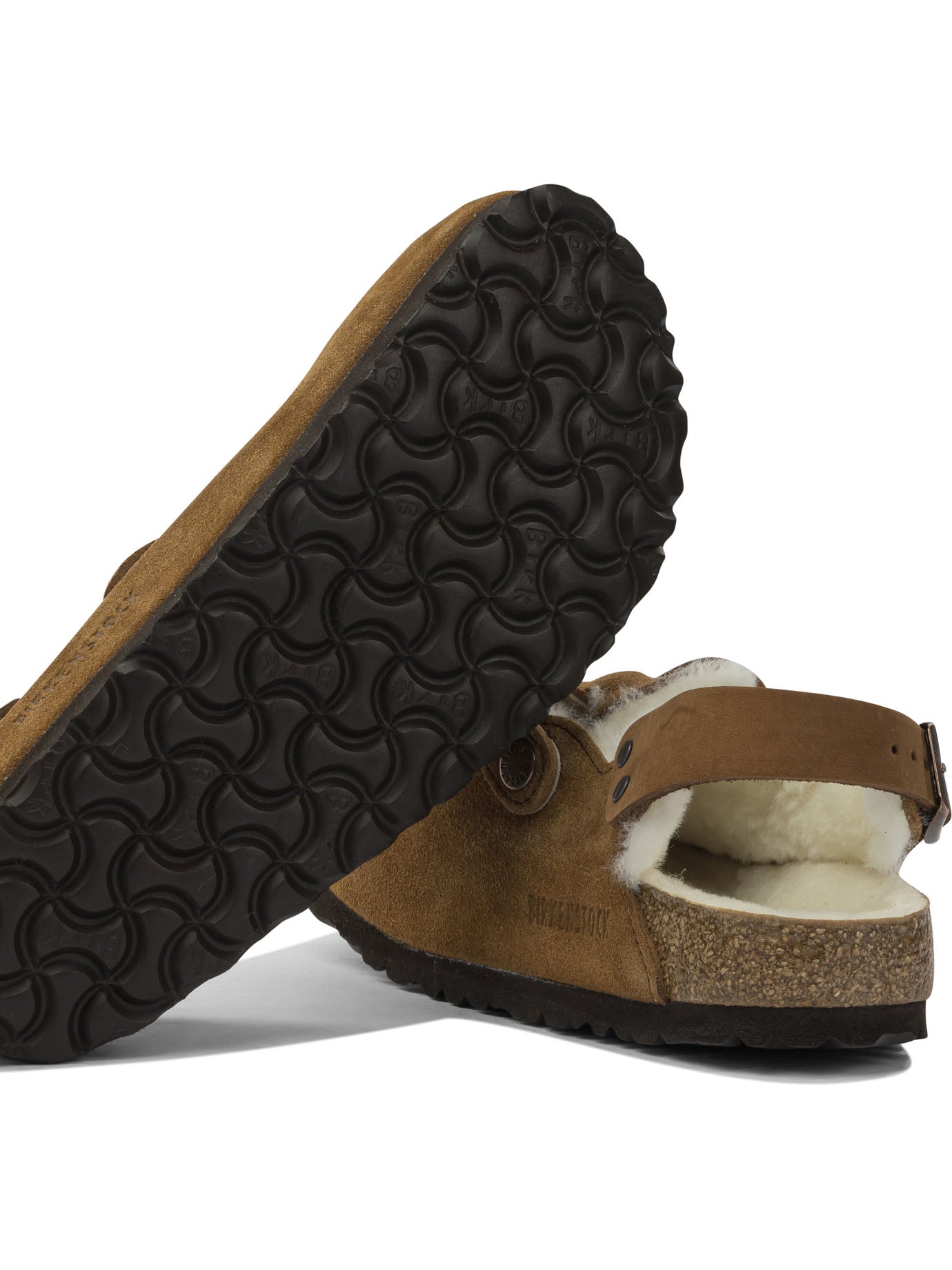 Birkenstock "Tokyo Shearling" Sabot - Beige