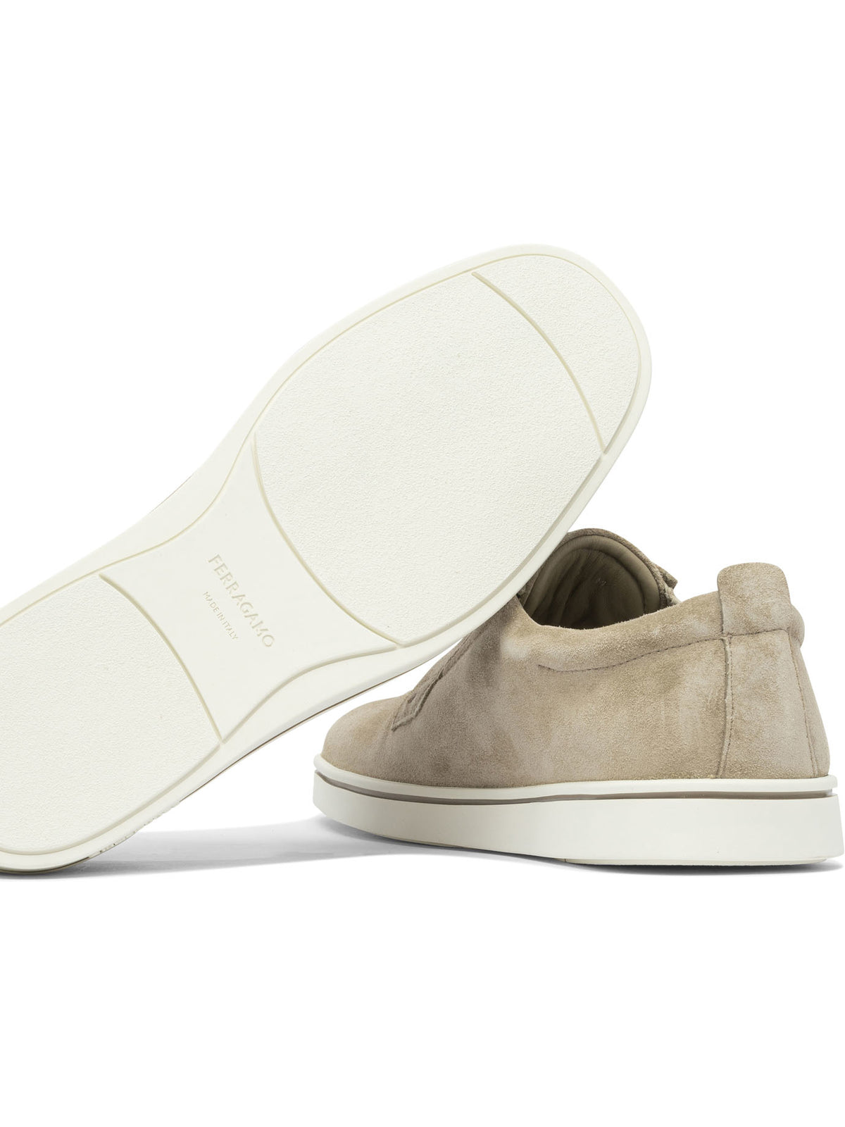 Ferragamo Suede slip-ons - Beige
