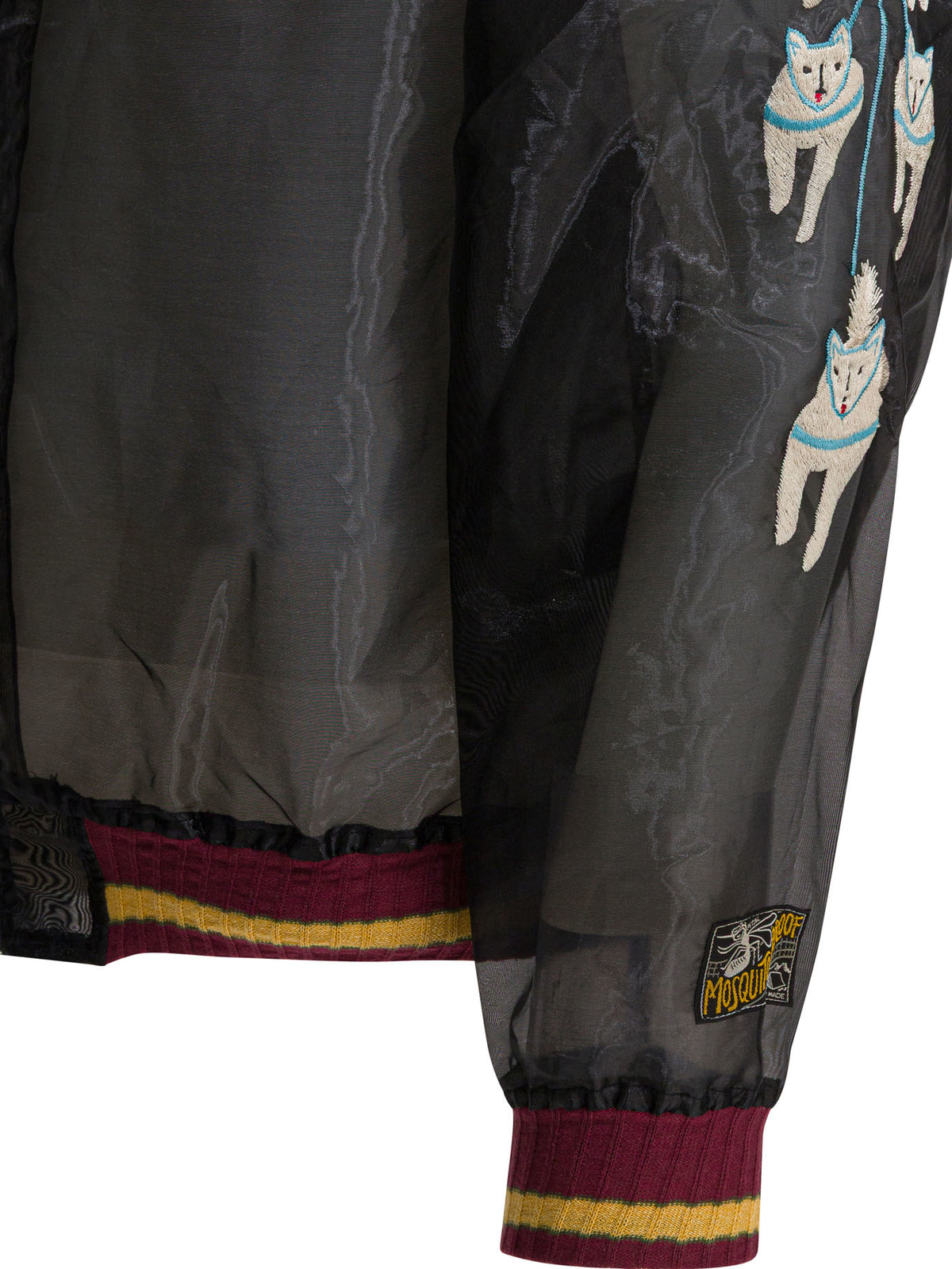 Kapital "Sheer Pearl Mosquito Guard" Bomber jacket - Black