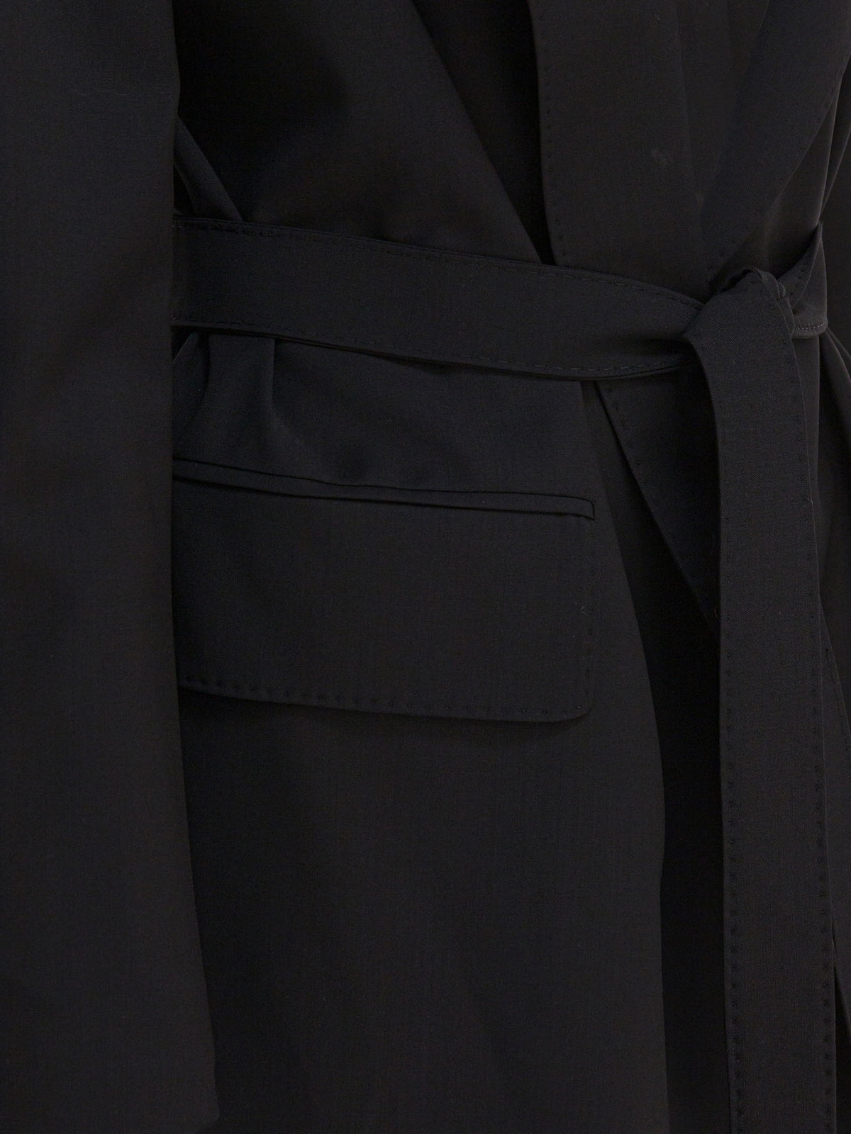 Max Mara Wool canvas blazer - Black