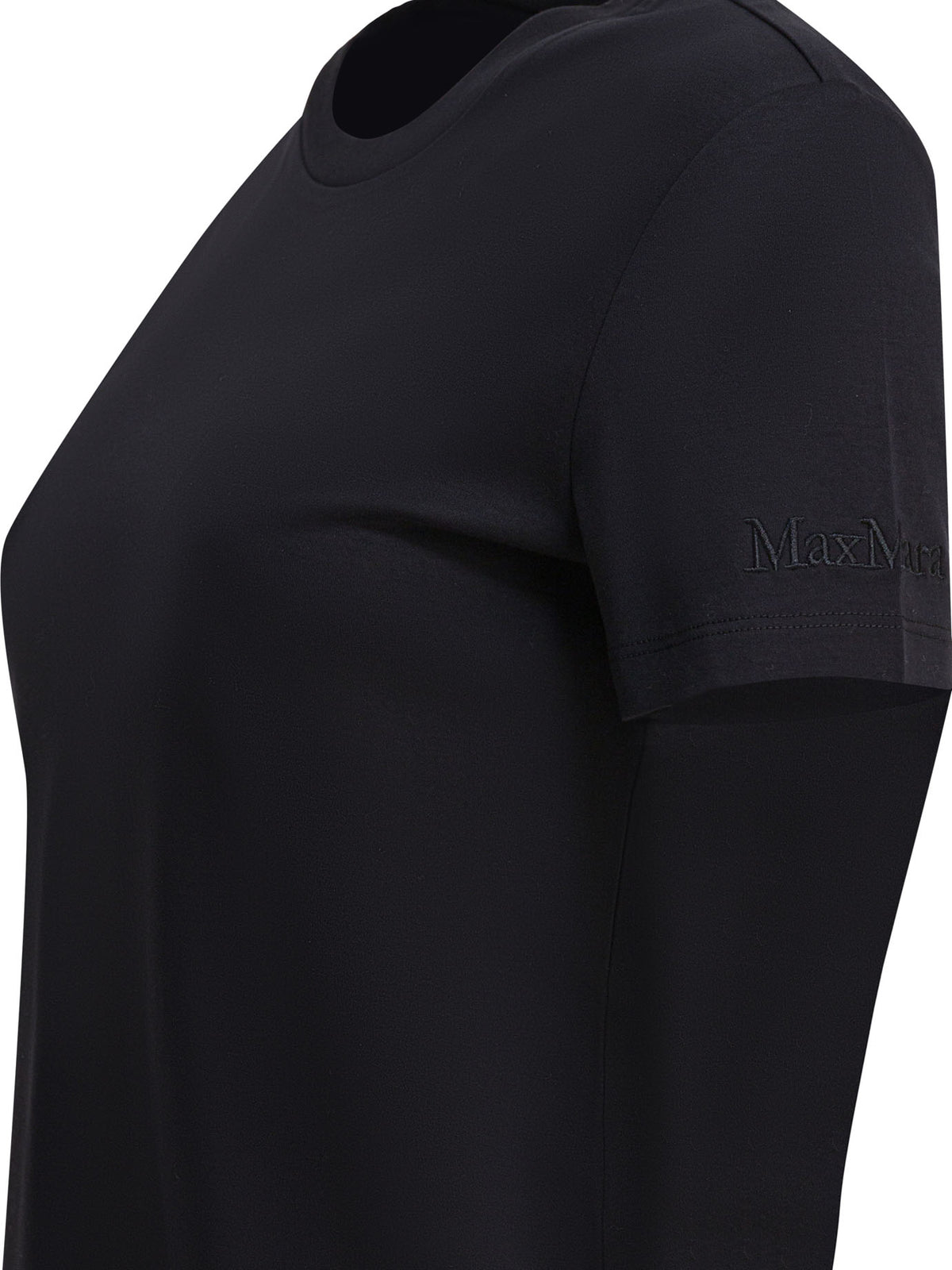 Max Mara Pure Short-sleeved cotton t-shirt - Black