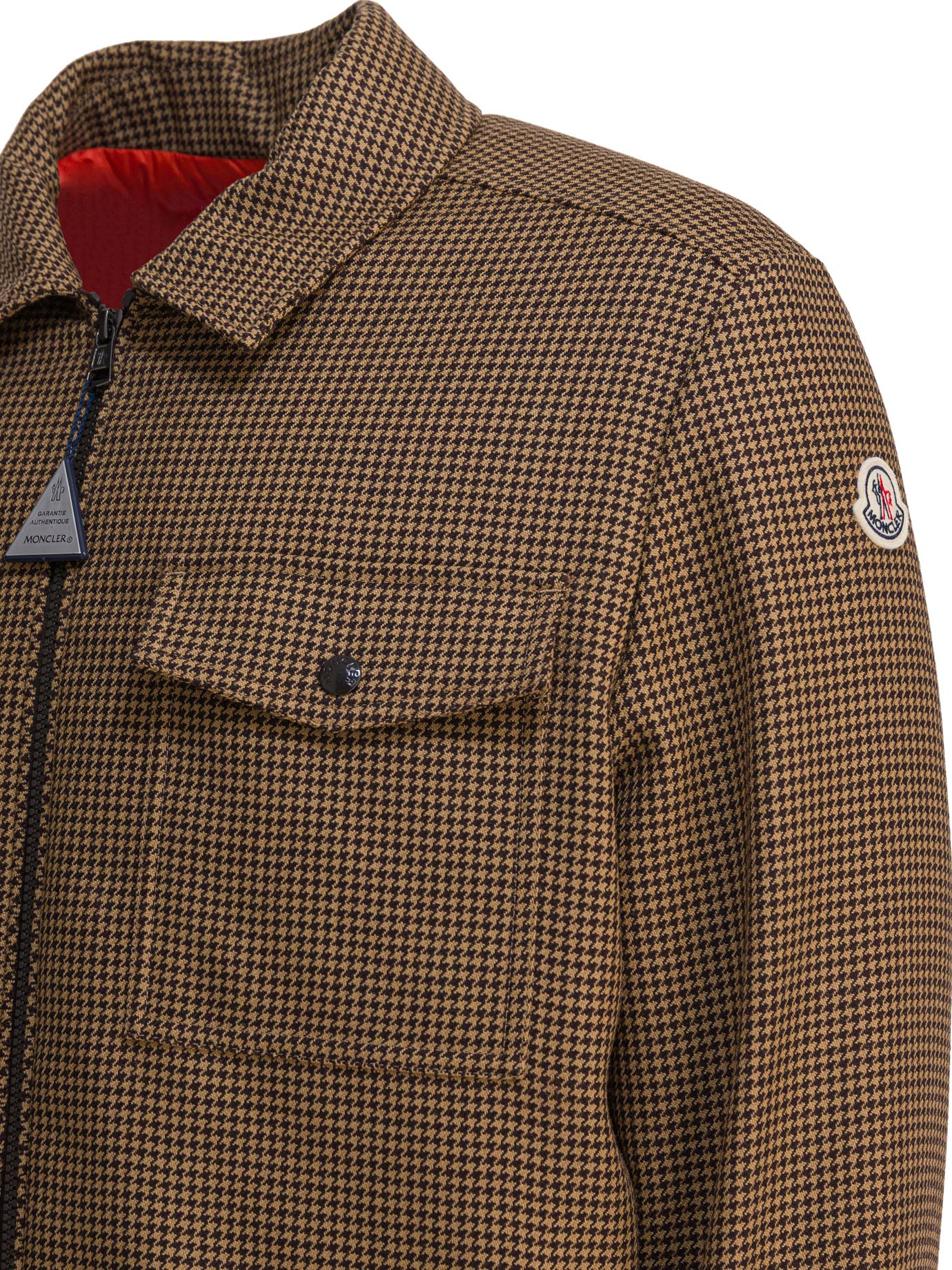 Moncler Padded Overshirt "Escaut" - Brown