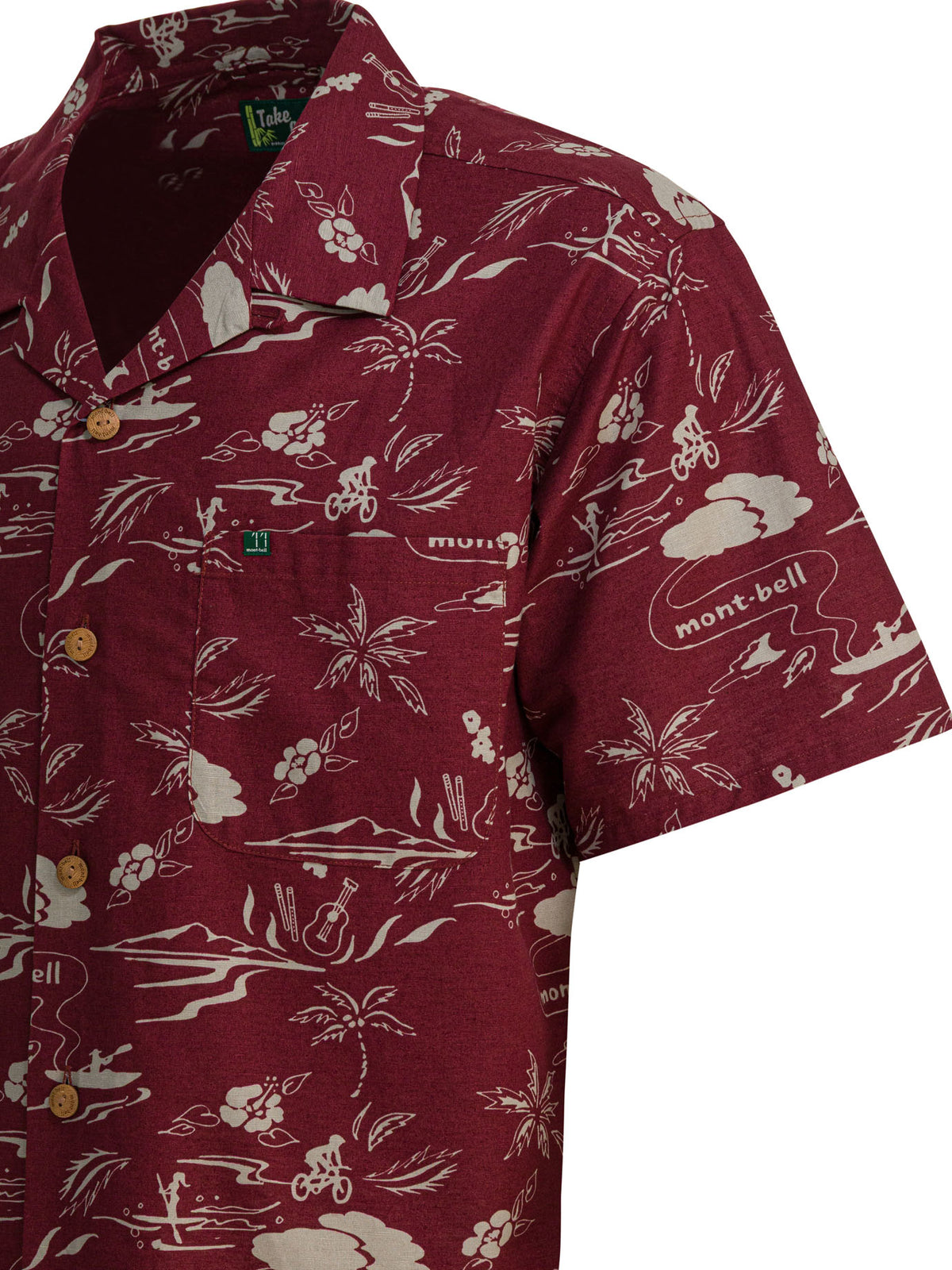 Montbell Shirts - Bordeaux