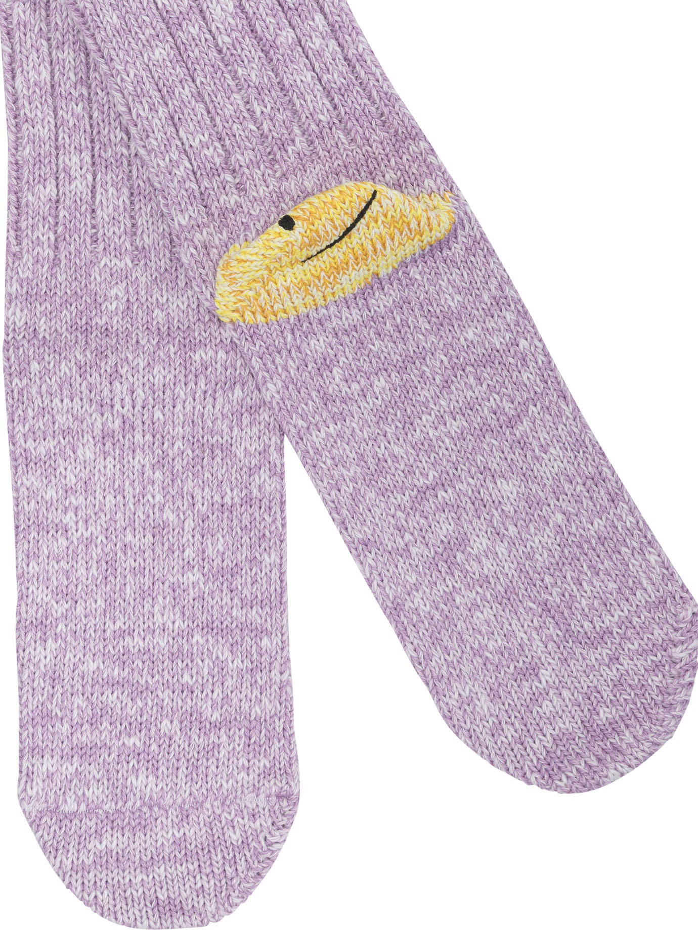 Kapital "Rainbow Happy Heel" Socks - Purple