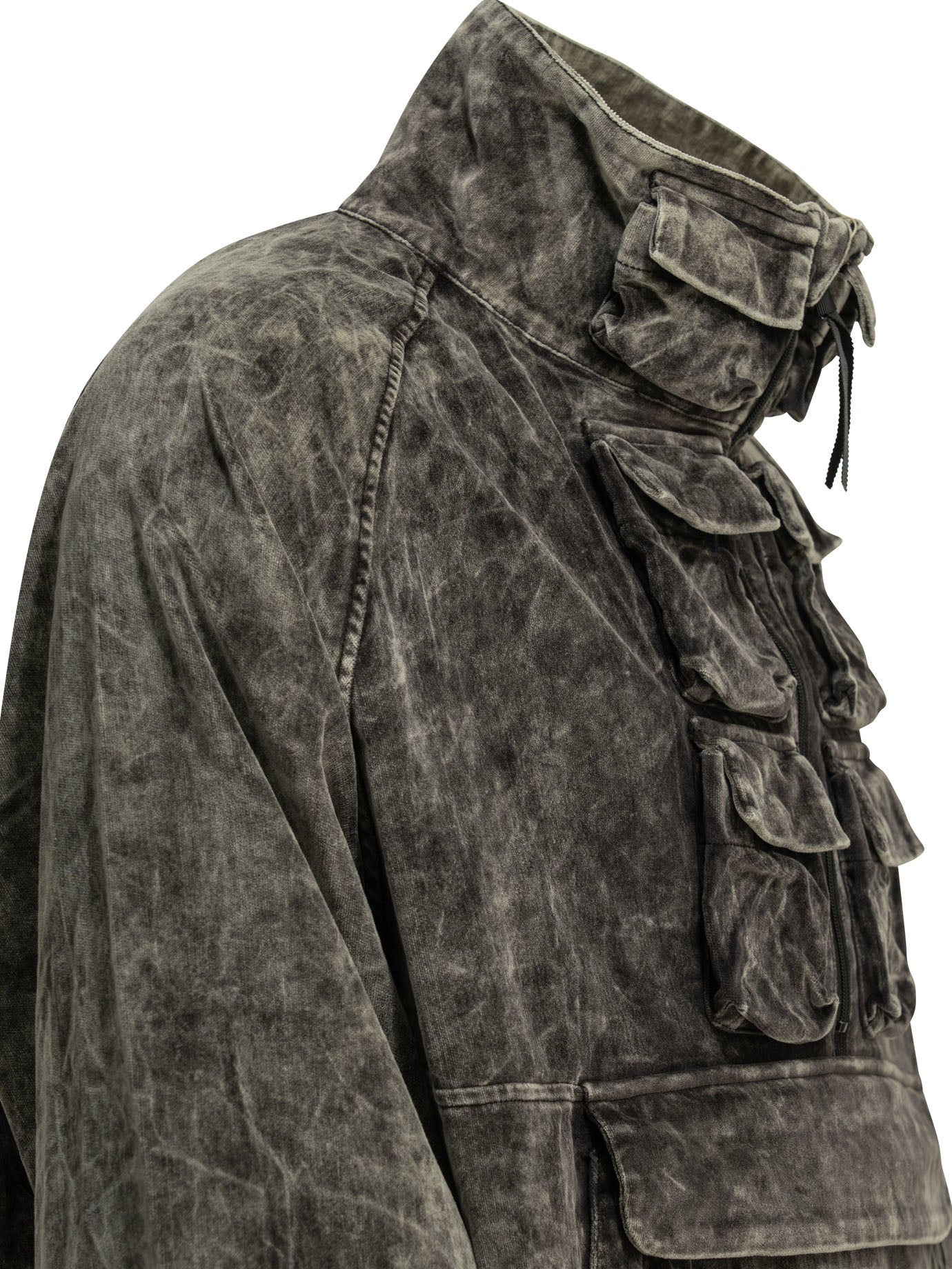 Kapital "Velveteen Nickle 6" Lightweight jacket - Black