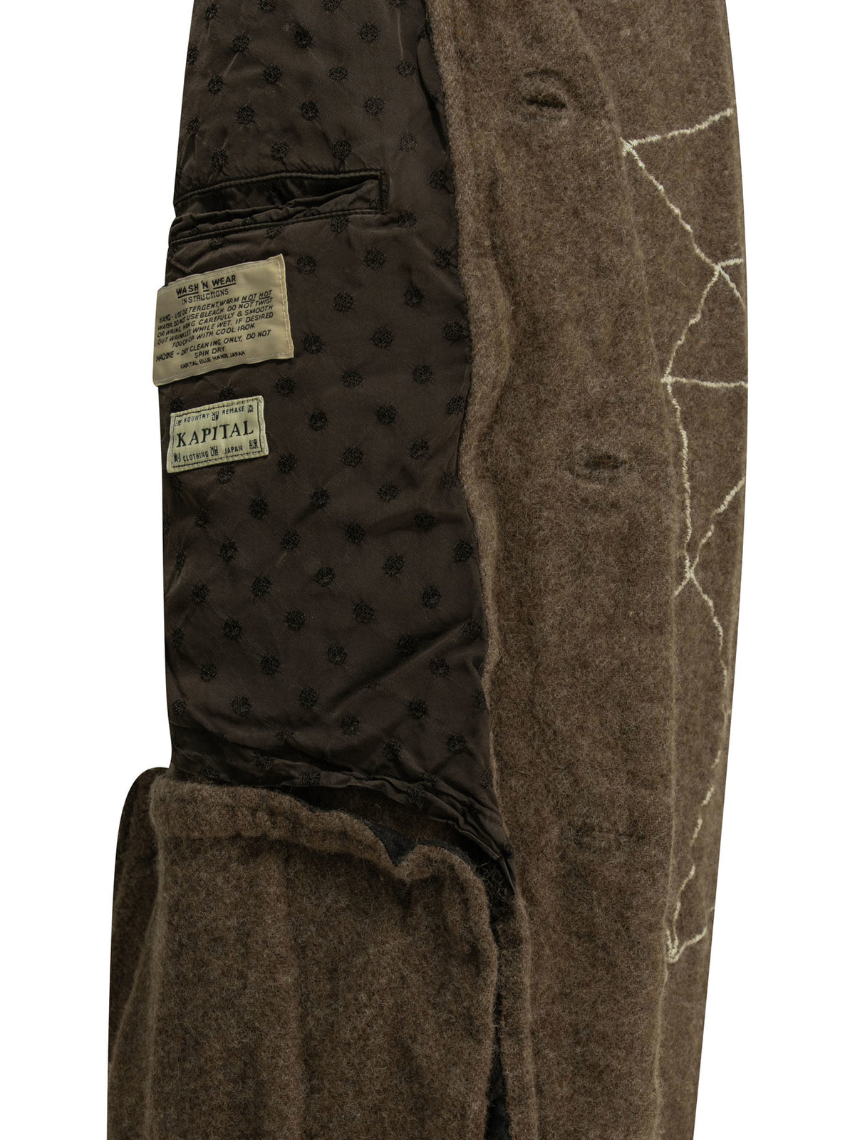 Kapital "Kountry Dream Catch" short coat - Brown