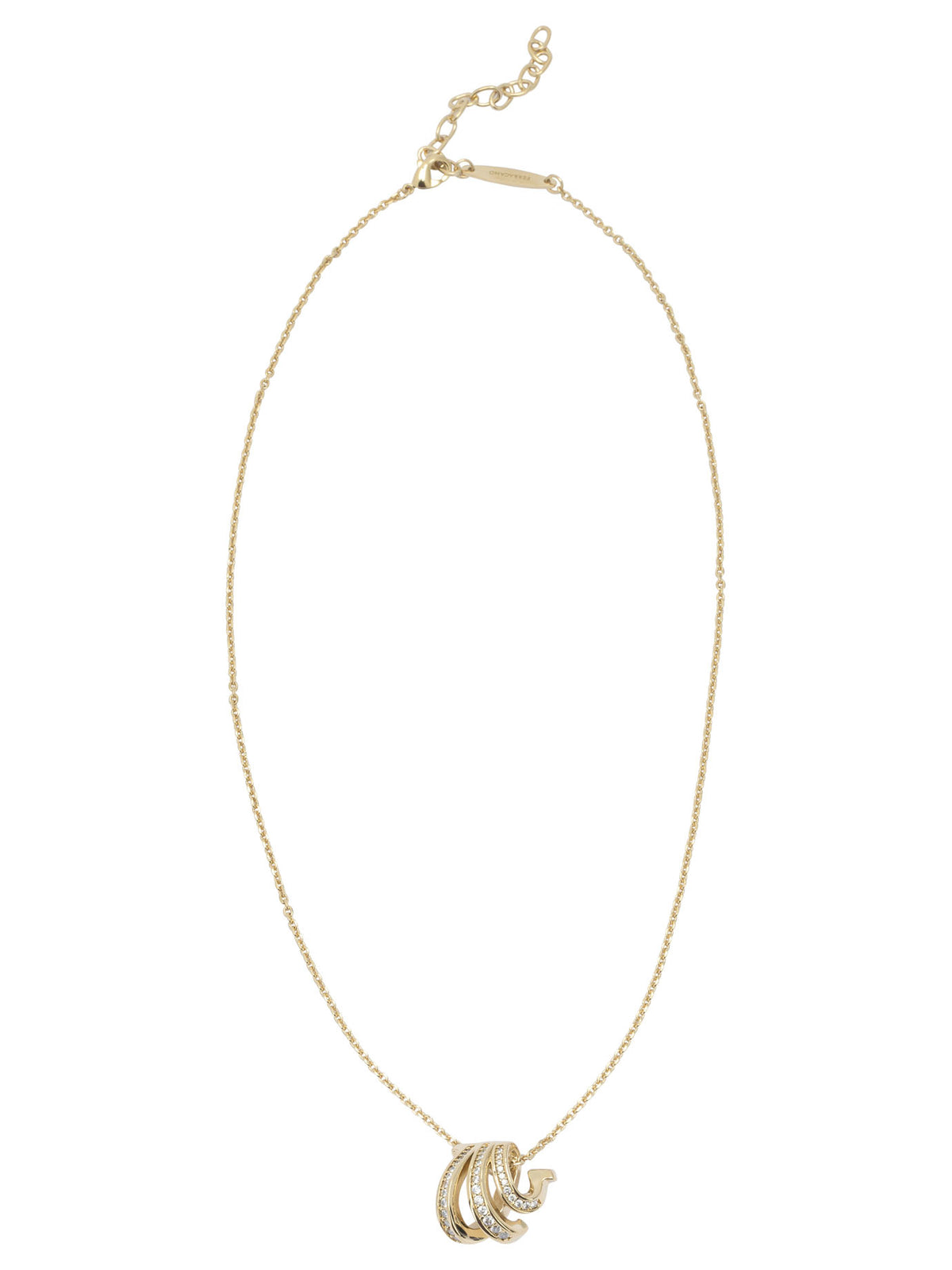 Ferragamo "Triple Gancino" necklace - Gold