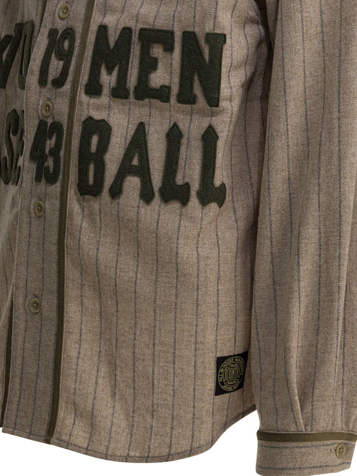 Kapital "Great Women Baseball" overshirt jacket - Beige