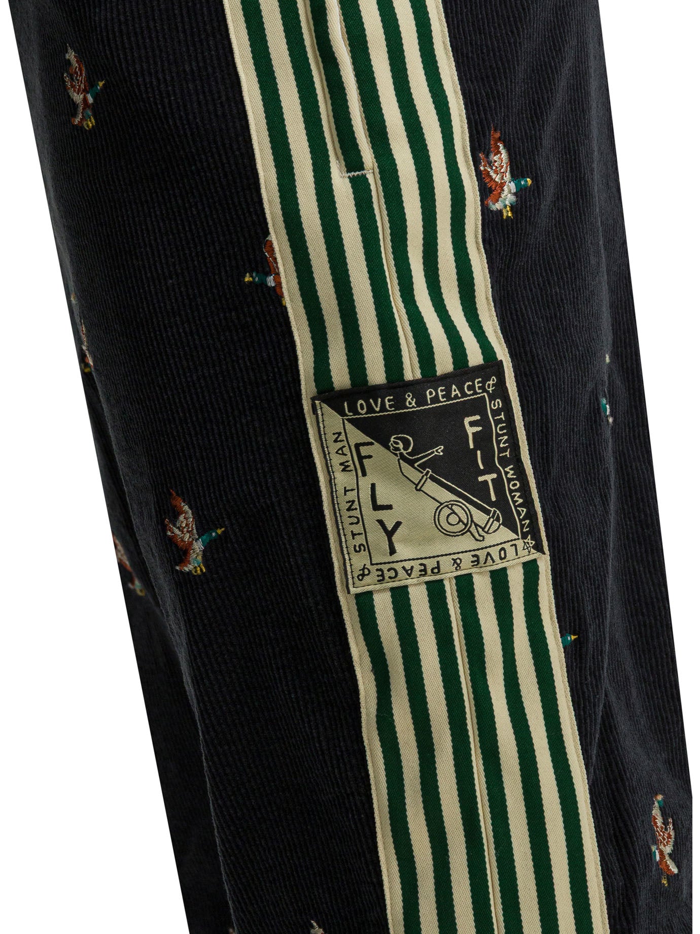 Kapital Embroidered sports pants - Black