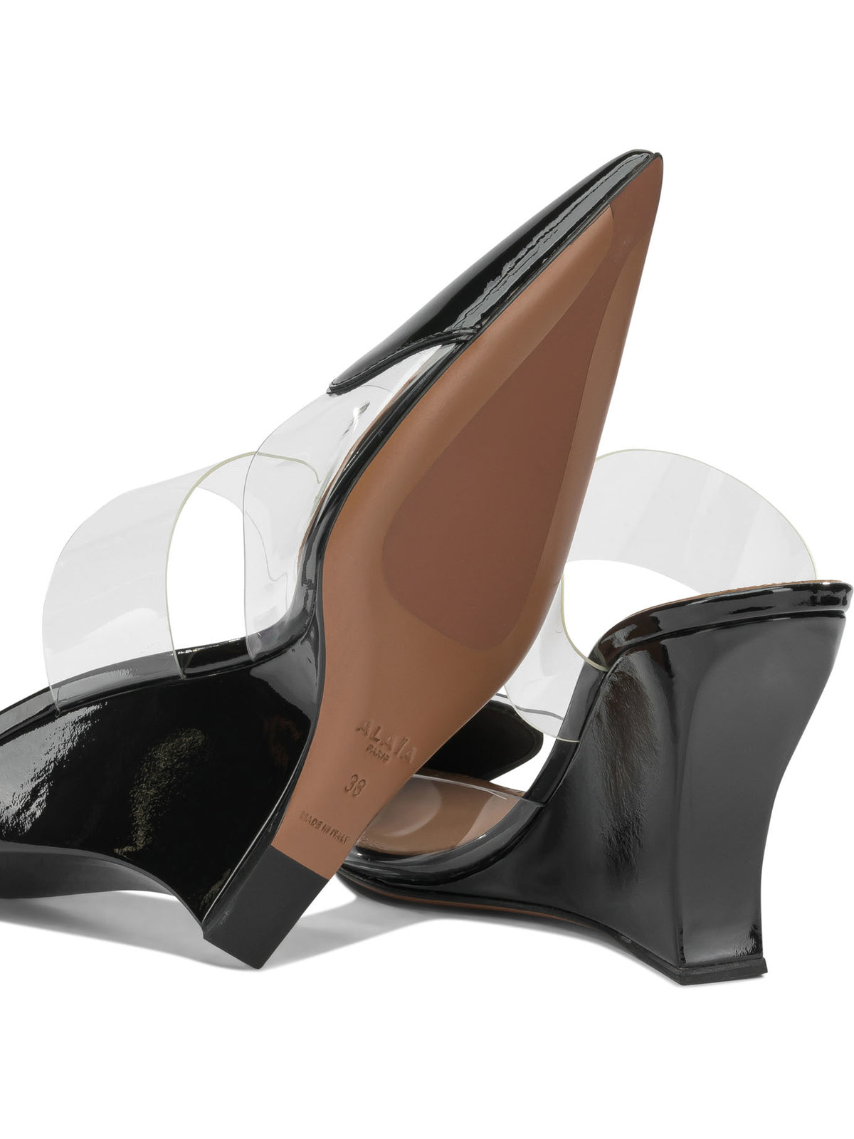 AlaïA "Le Coeur 90MM" Mules - Black