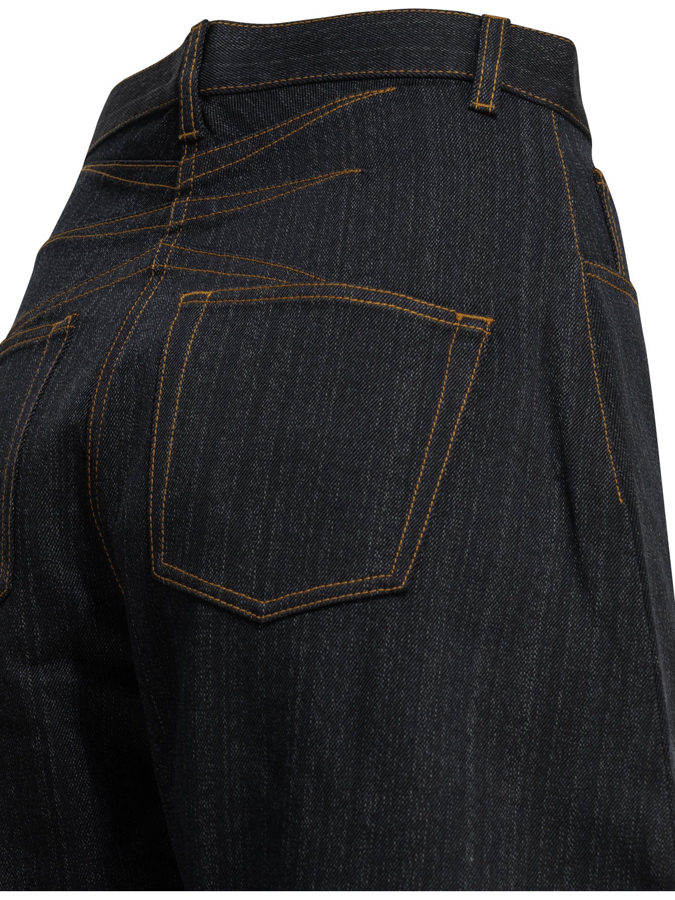 AlaïA "Round" Wide-Leg Jeans - Blue