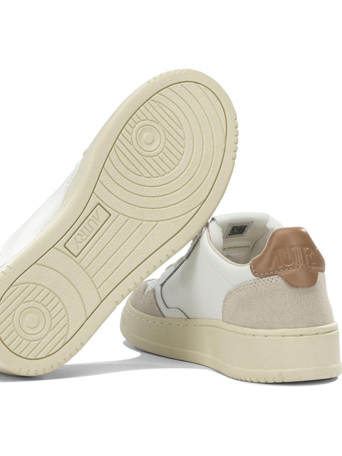 Autry "Medalist Low" Low-Top Sneakers - White