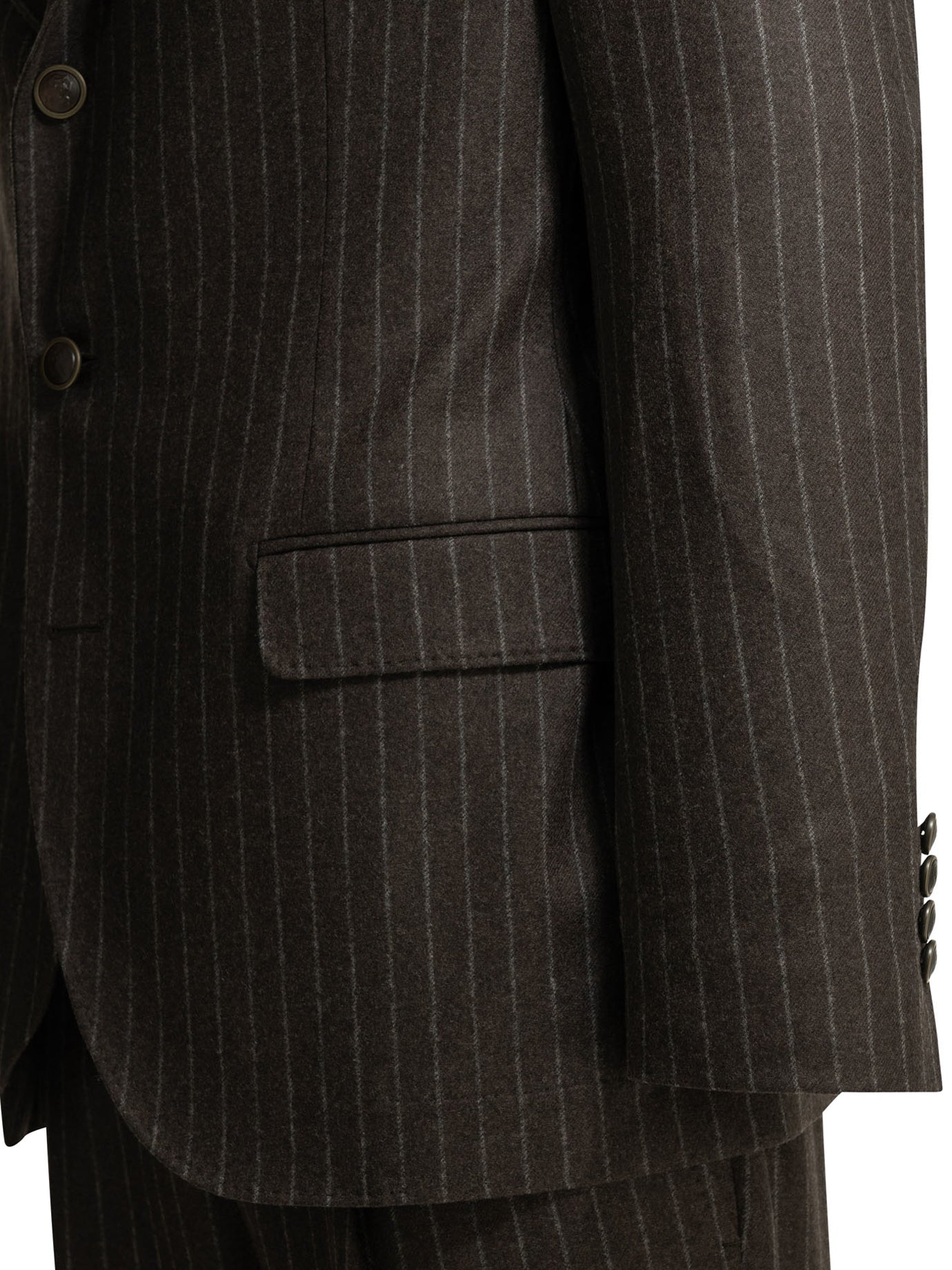 Brunello Cucinelli Formal pinstripe suit - Brown