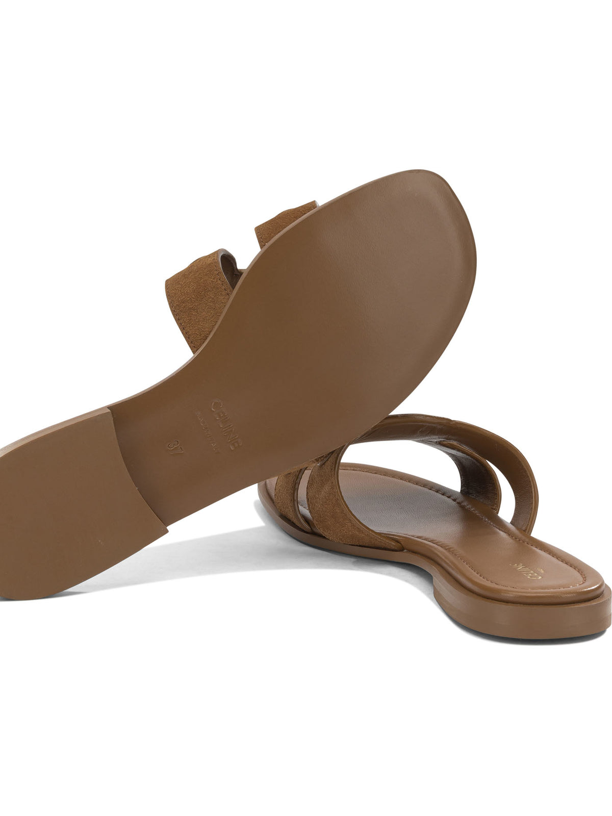 Celine "Marina Triomphe" Slide - Brown