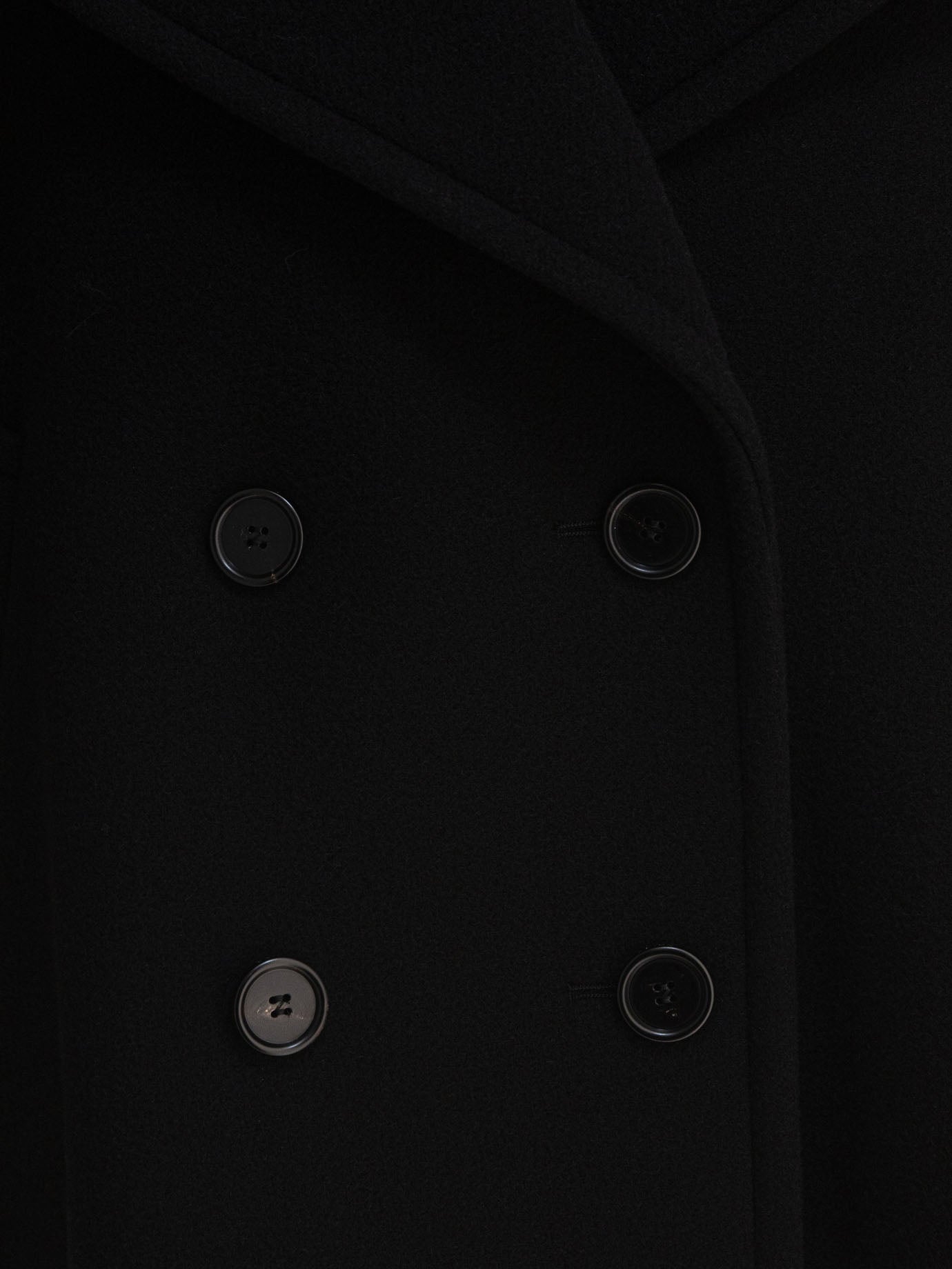Chloé Short wool coat - Black