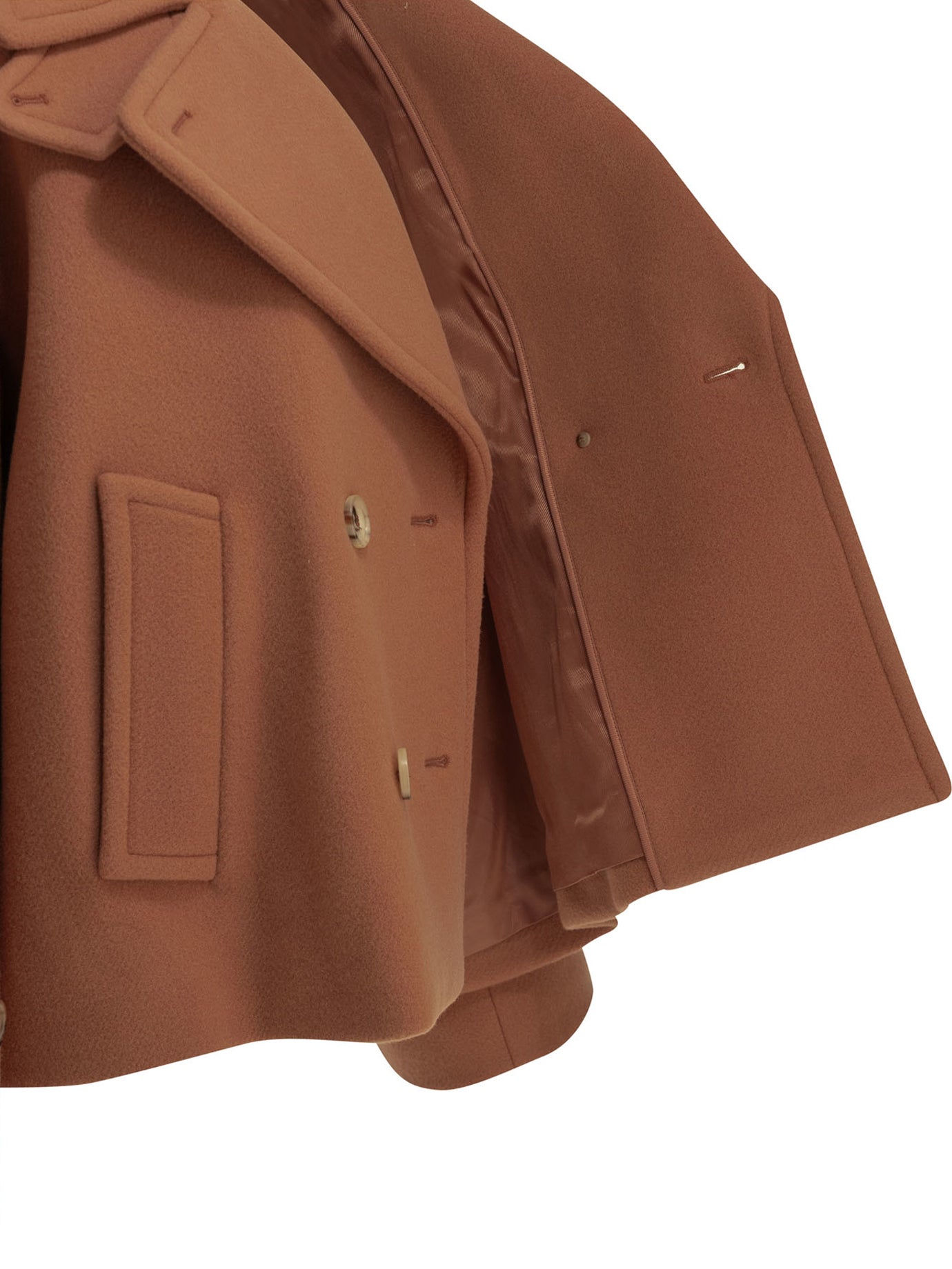 Chloé Short wool coat - Pink