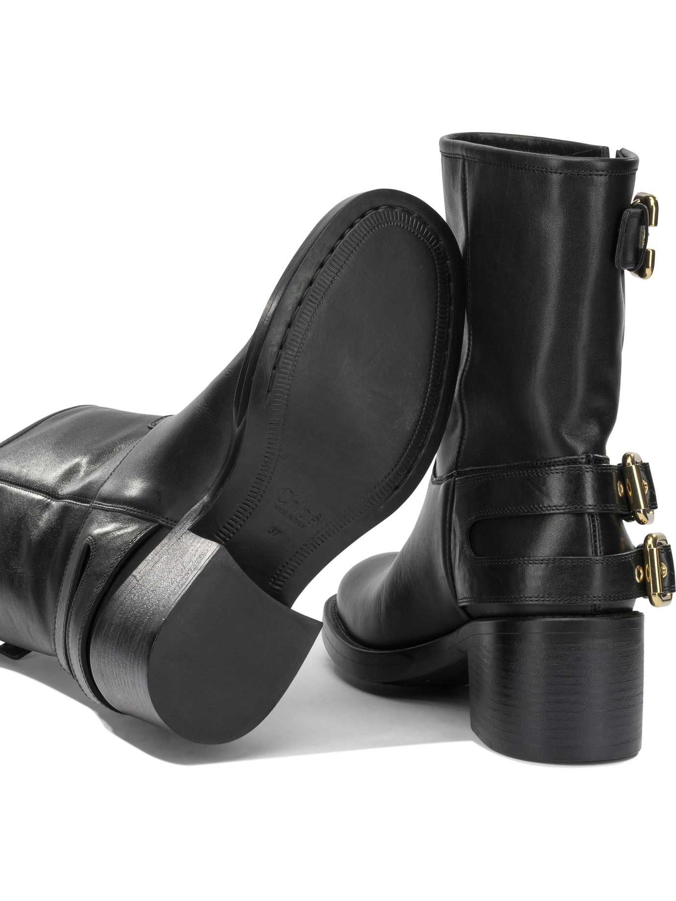 Chloé "Dakota" Pull-on boots - Black