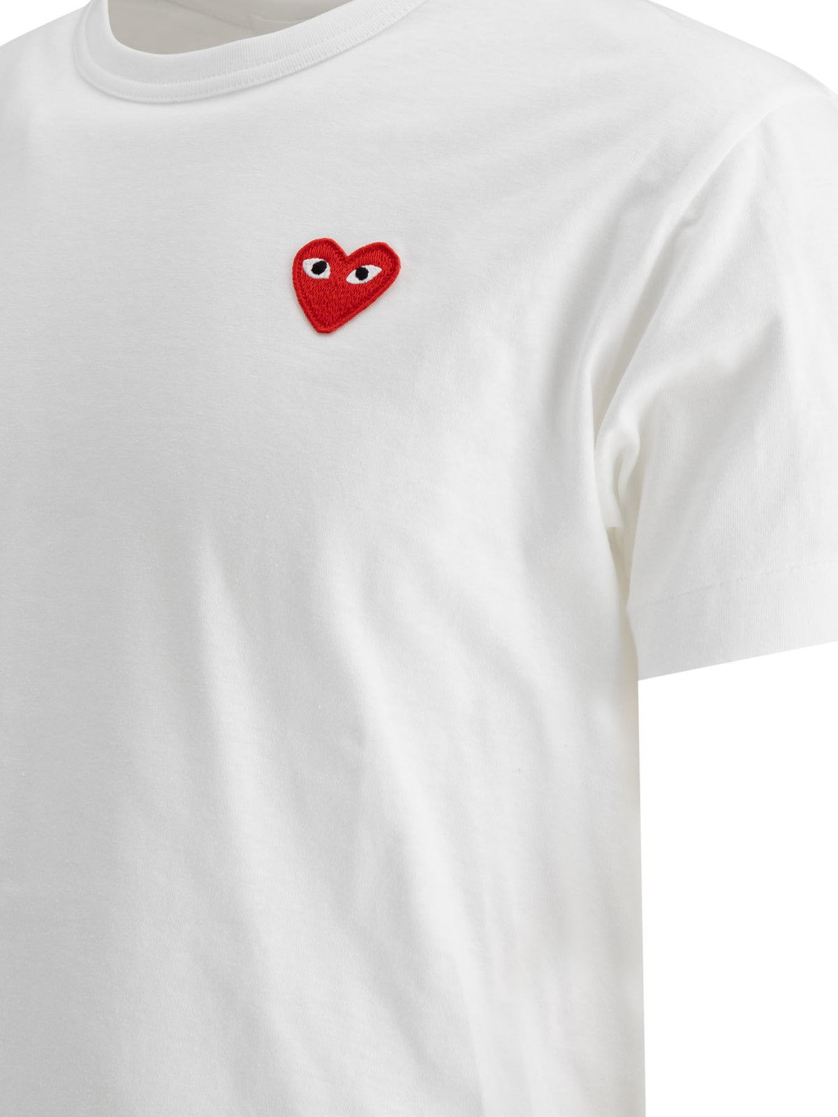 Comme des Garçons PLAY "Red Heart" crewneck T-shirt - White