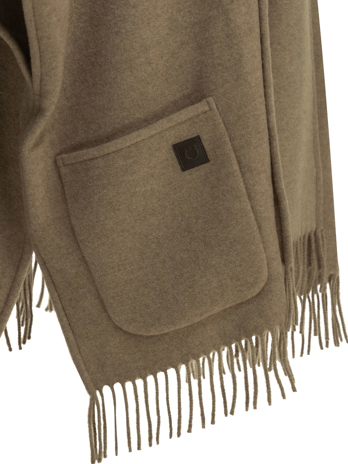 Ferragamo "Easy" cape - Brown