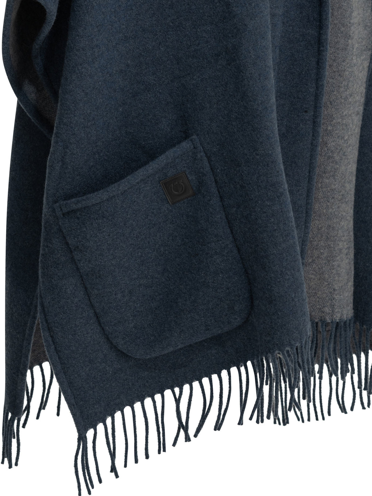 Ferragamo "Easy" cape - Blue