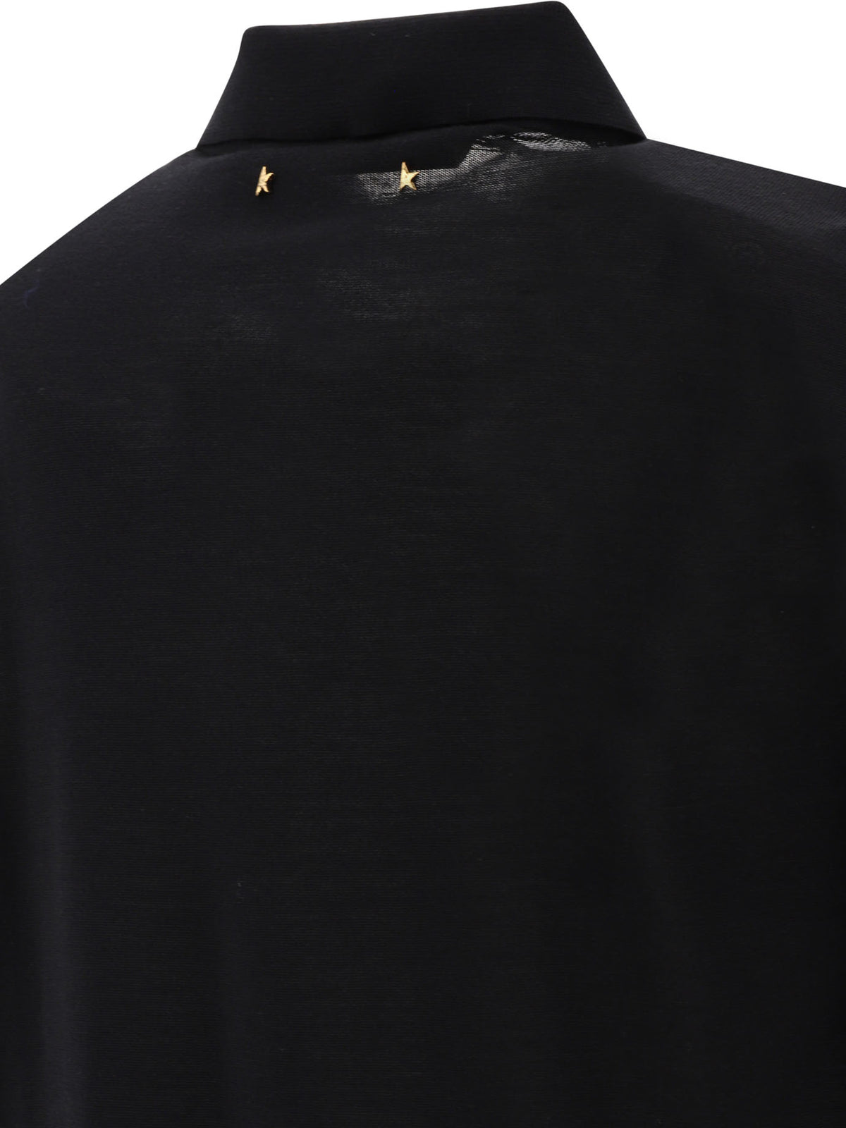 Golden Goose Merino wool button-down polo shirt - Black
