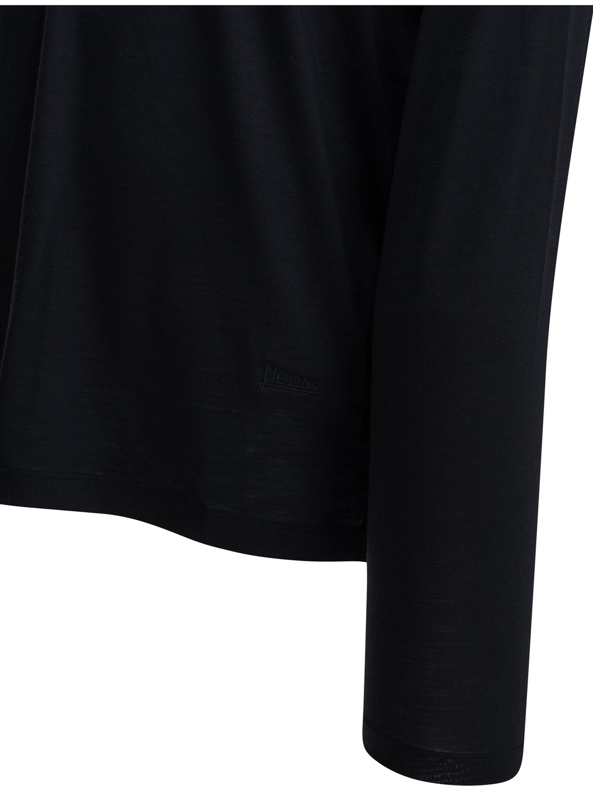 Herno Round-neck wool T-shirt - Blue