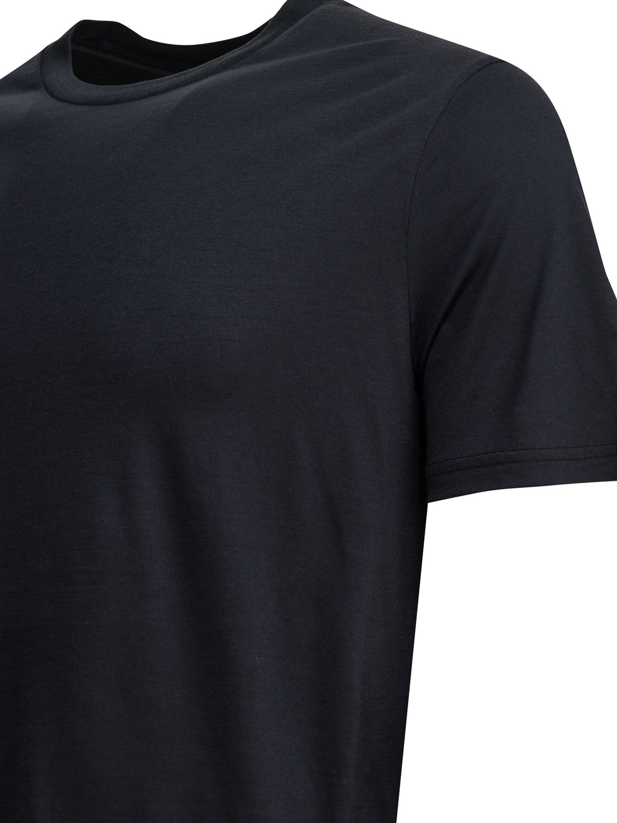Herno "Resort Lana" Crew-Neck T-Shirt - Blue