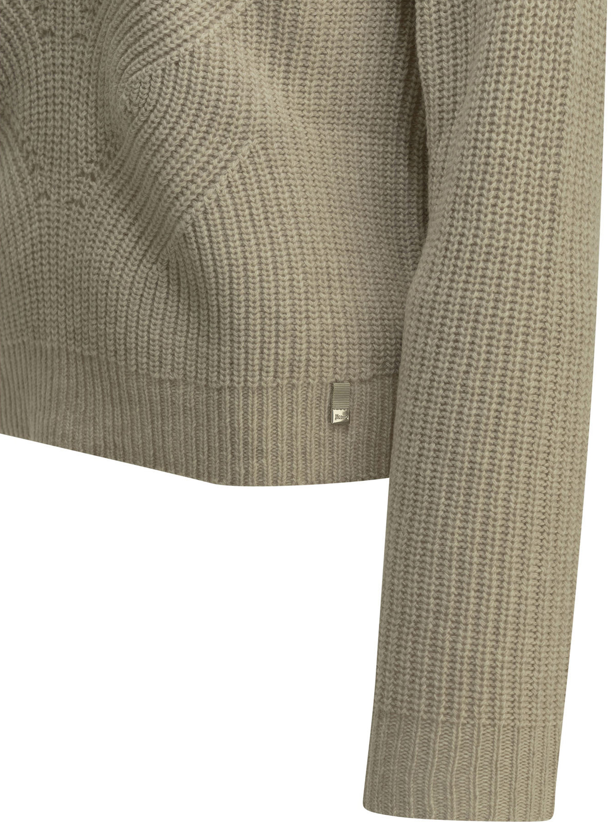 Herno Wool Turtleneck Sweater - Beige