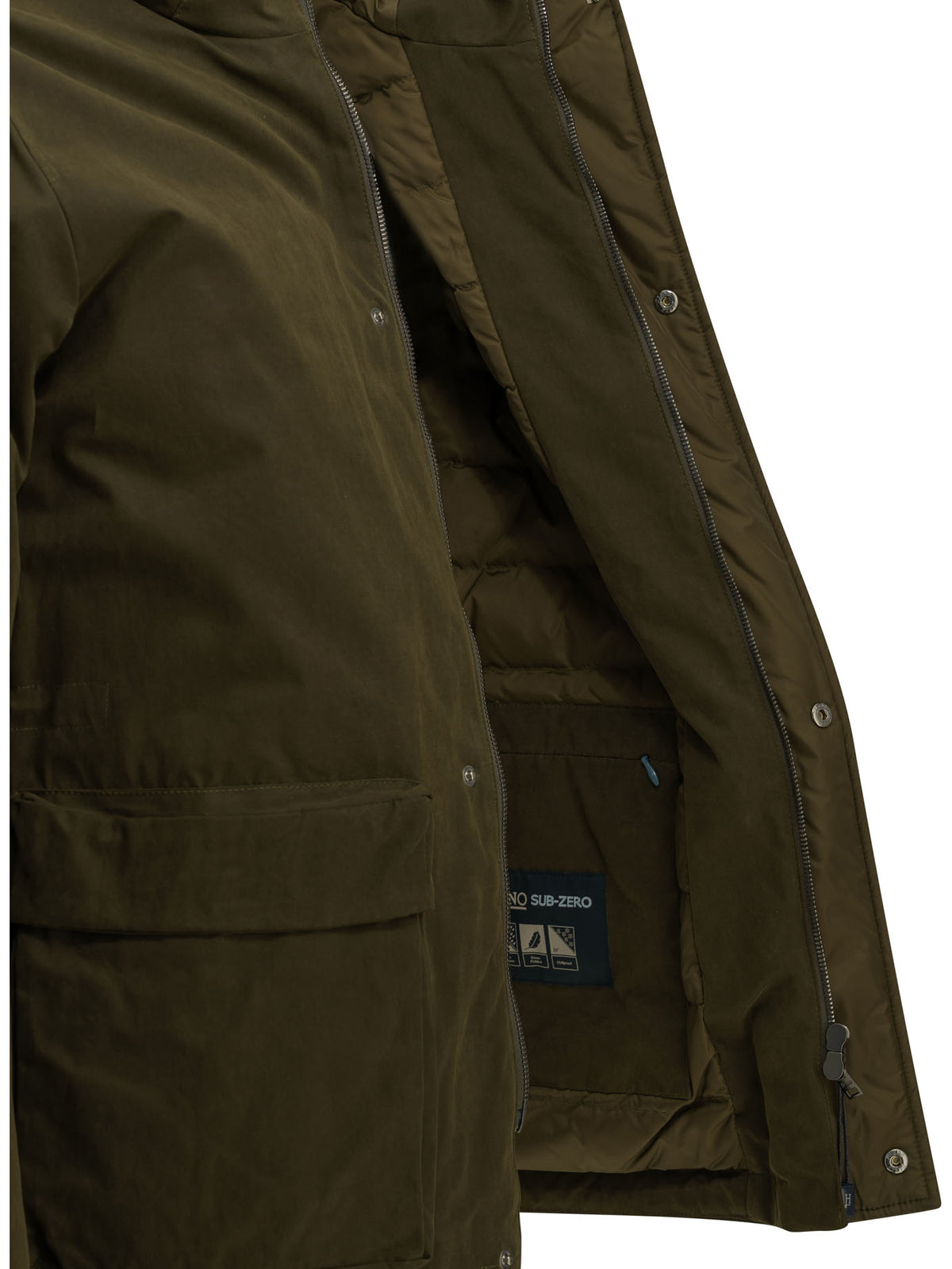 Herno Padded parka made of technical cotton - Green