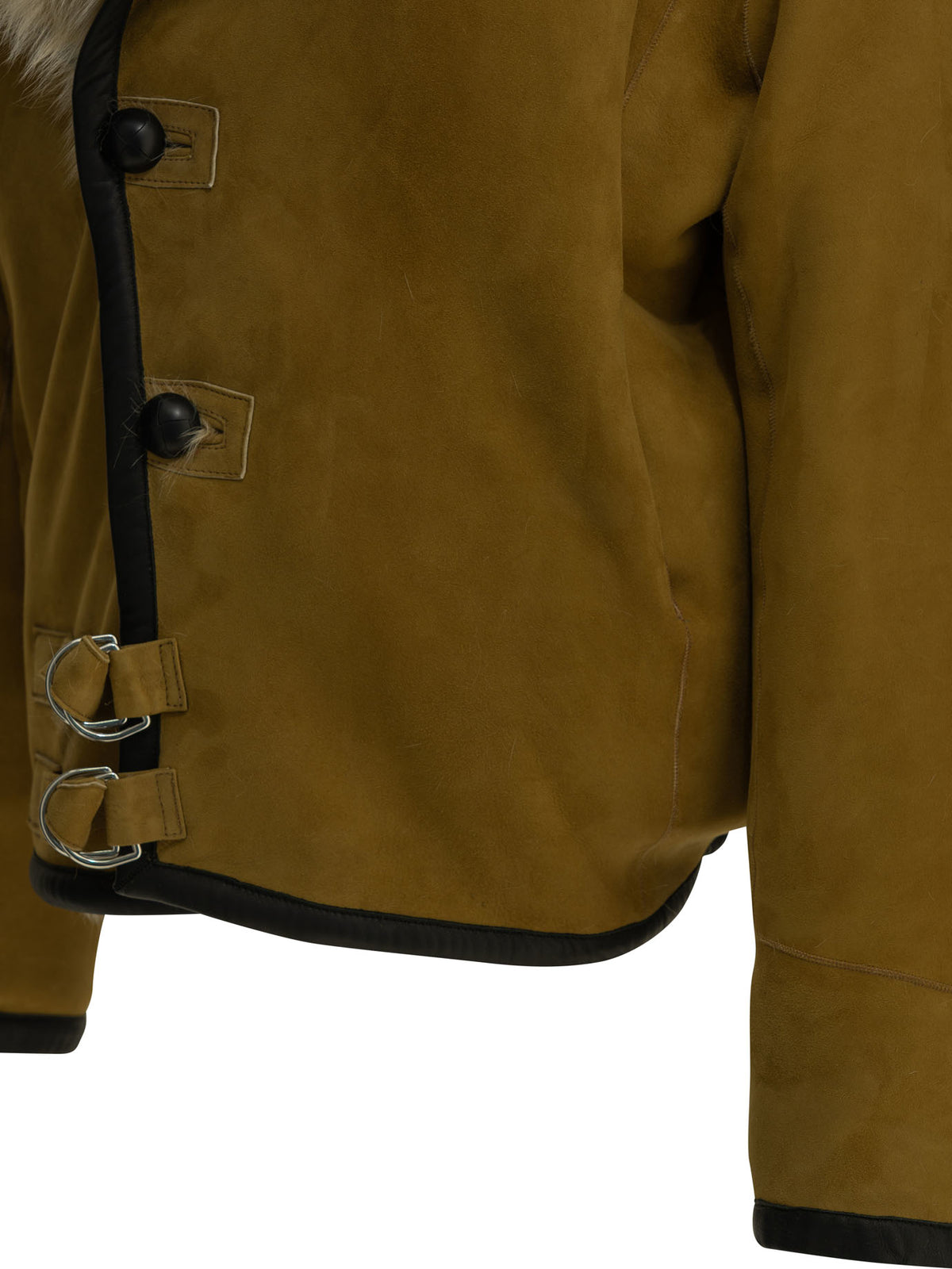 Isabel Marant "Roama" Shearling Jacket - Beige