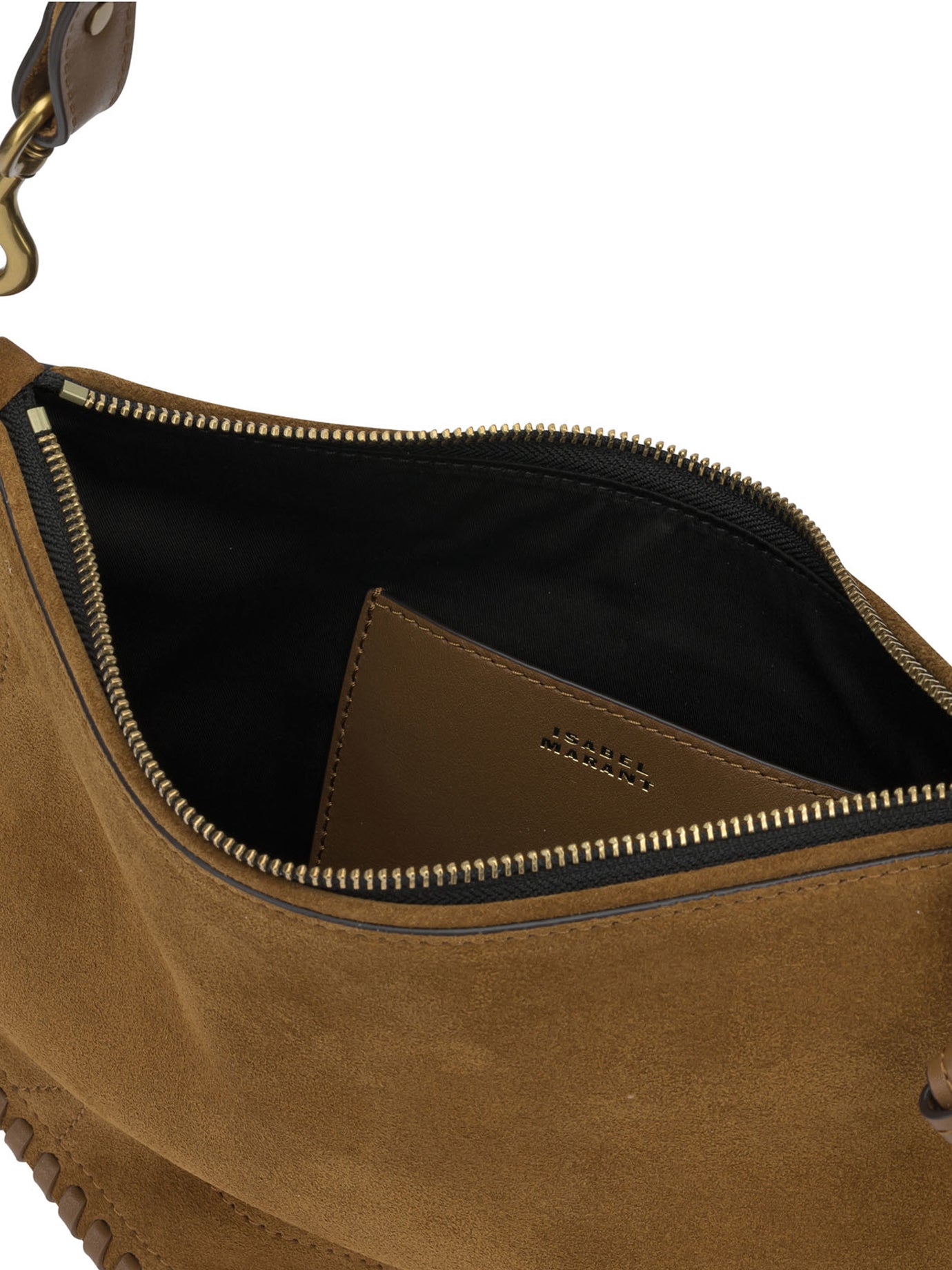 Isabel Marant "Oskan Soft" Small Shoulder Bag - Brown