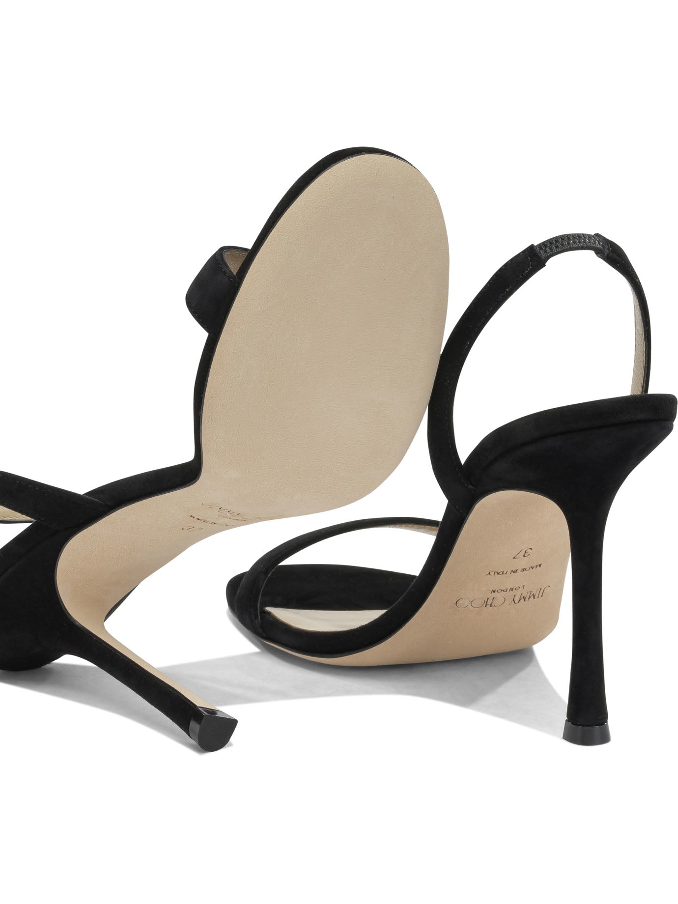 Jimmy Choo "Jenn 100MM" heeled sandals - Black