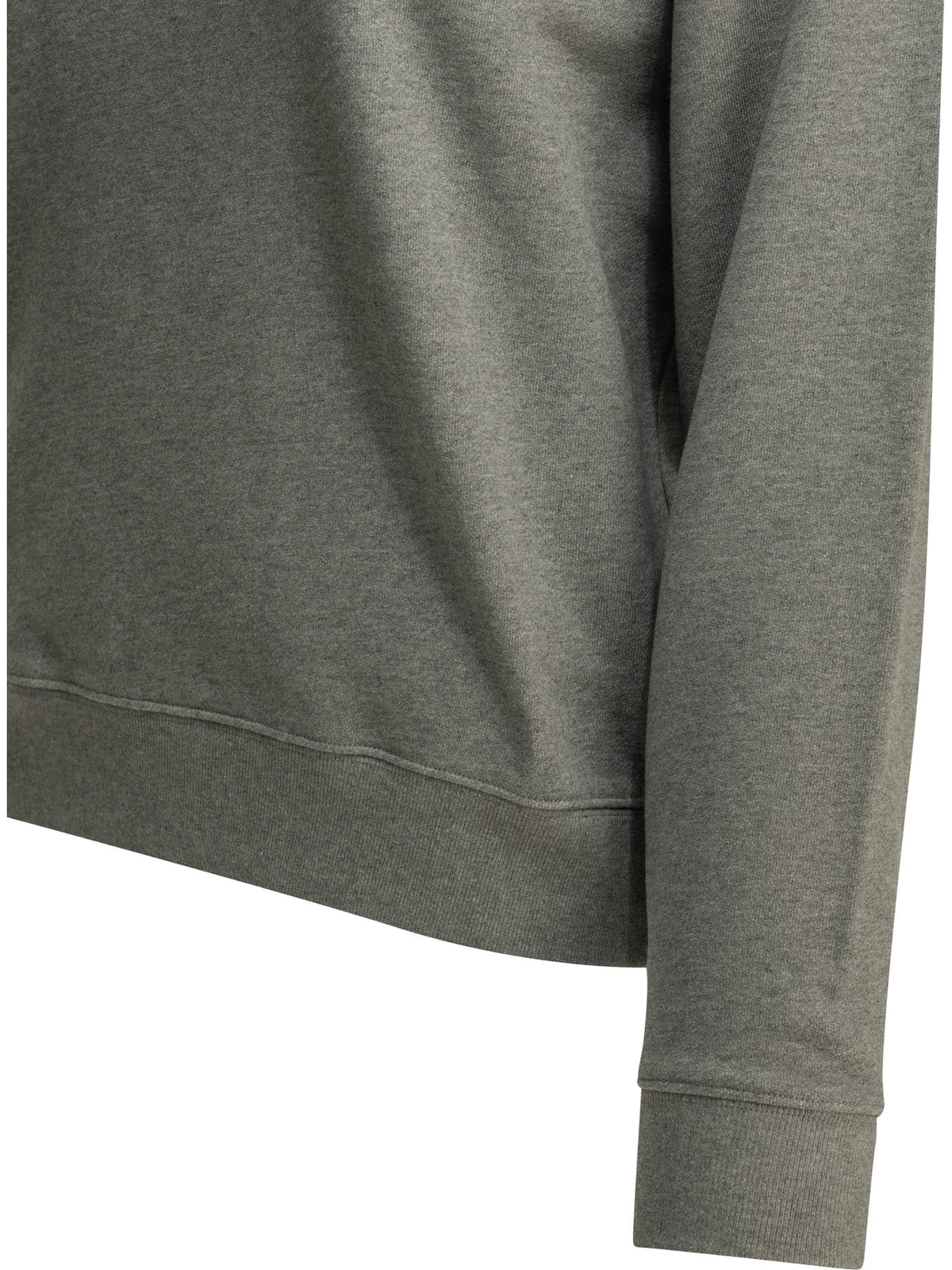 Maison Kitsuné "Baby Fox" Crew-Neck Sweatshirt - Grey