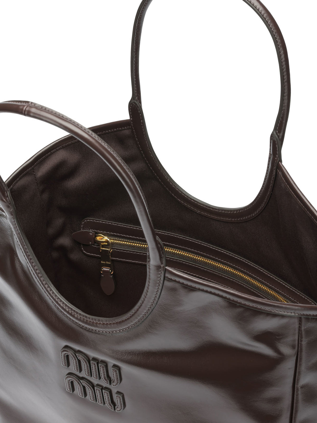 Miu Miu "Ivy" medium shoulder bag - Brown