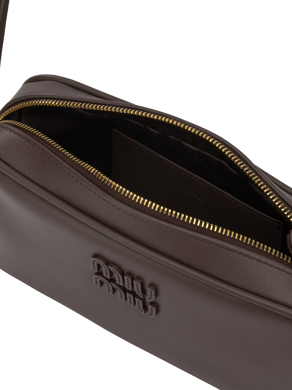 Miu Miu Small shoulder bag with logo - Brown