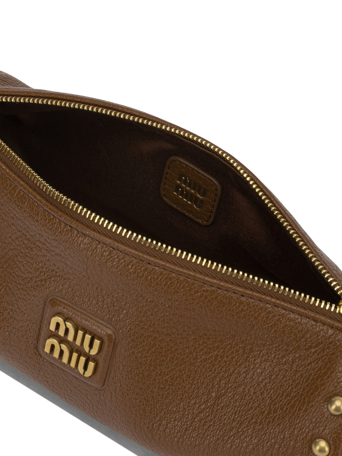 Miu Miu Small leather shoulder bag - Brown