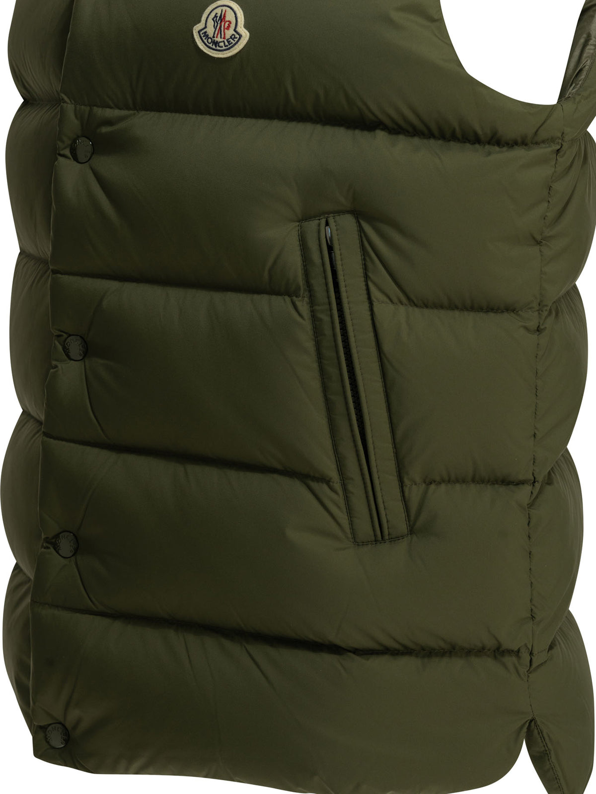 Moncler "Tibb" Sleeveless Jacket - Green