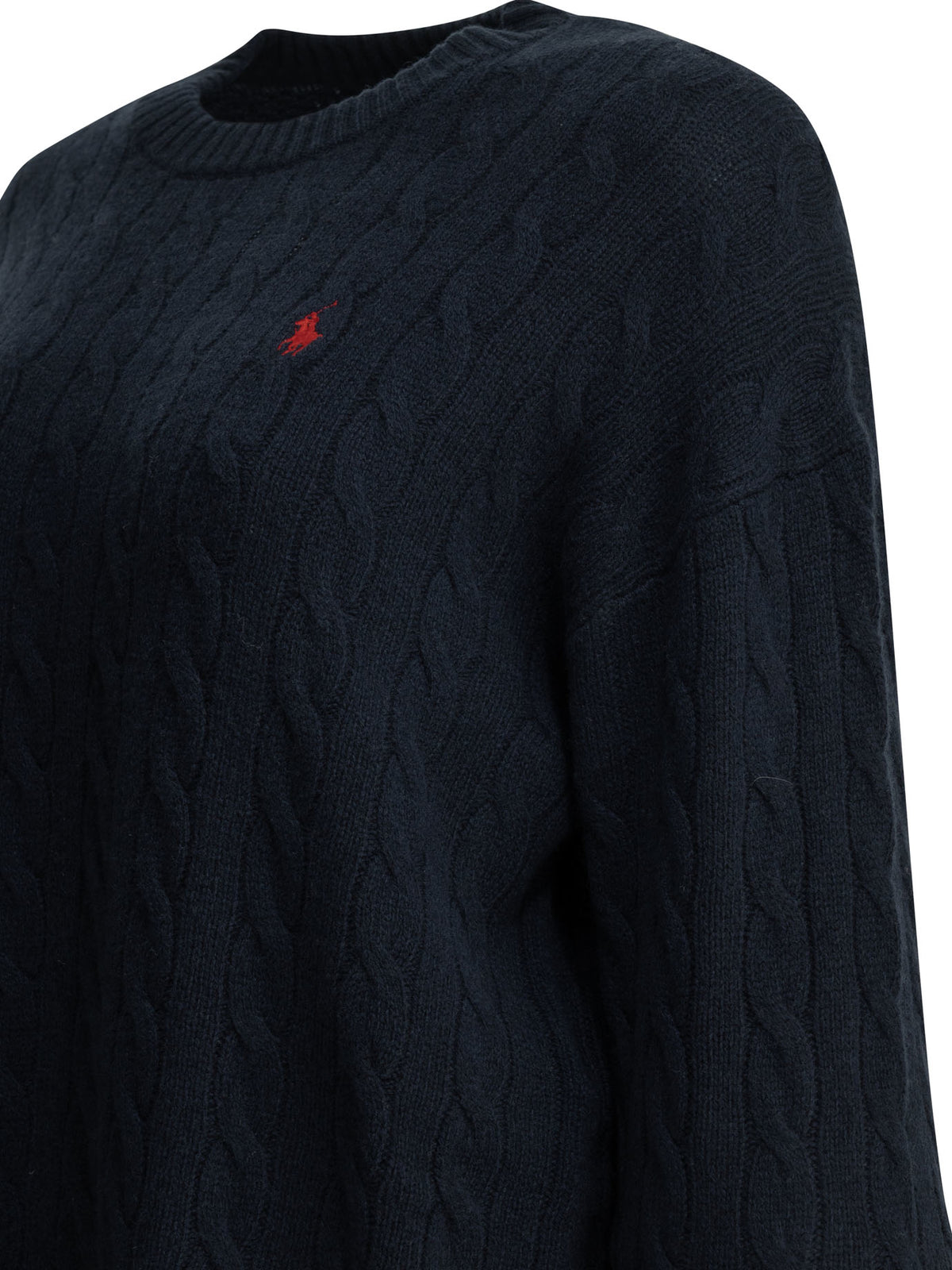 Polo Ralph Lauren Short knit dress with logo - Blue