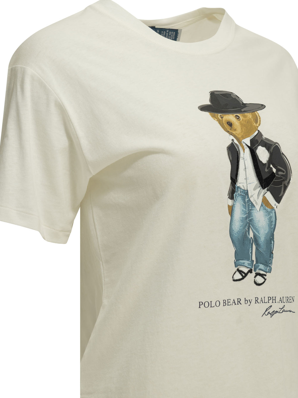Polo Ralph Lauren "Holiday Polo Bear" Crew-Neck T-Shirt - White
