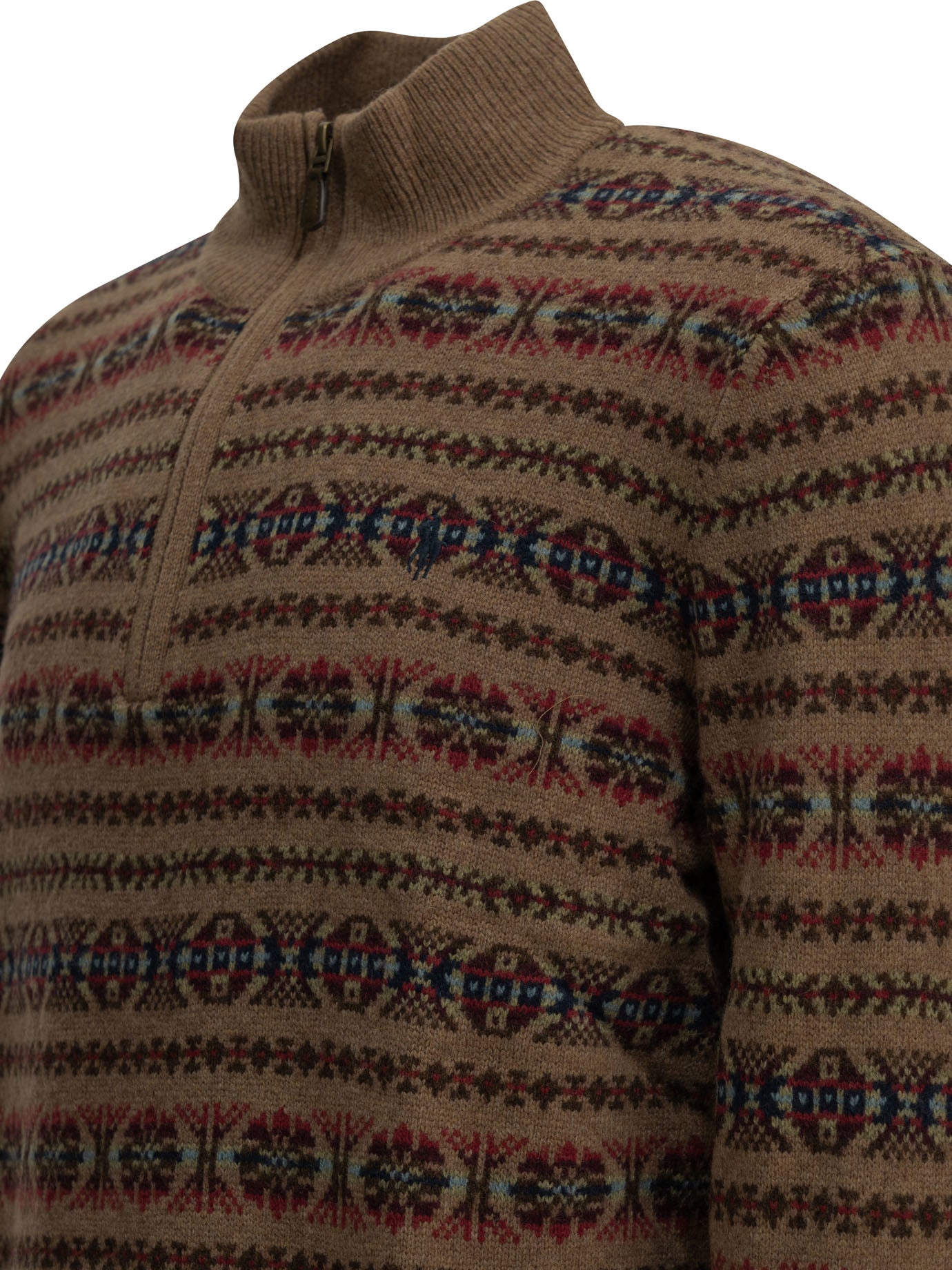Polo Ralph Lauren "Fair Isle" Half-Zip Sweater - Multicolor