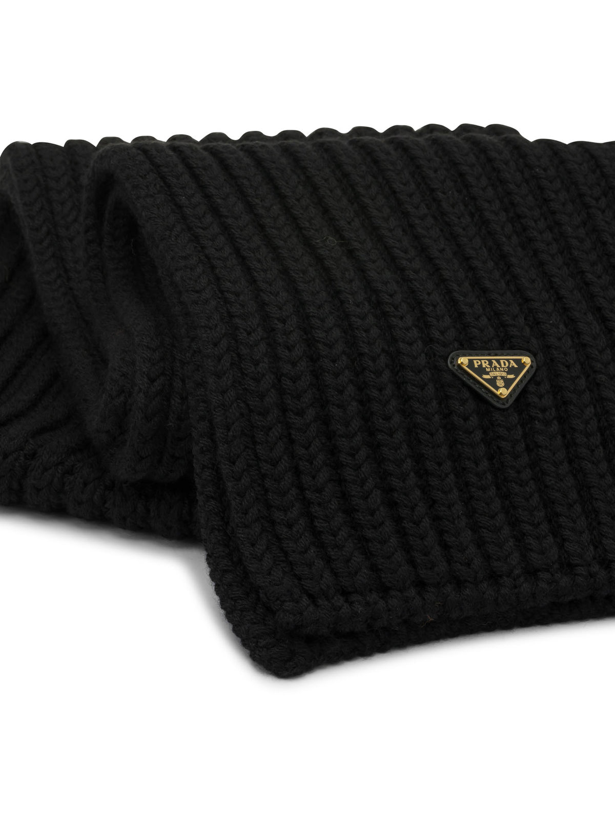 Prada Classic wool scarf - Black