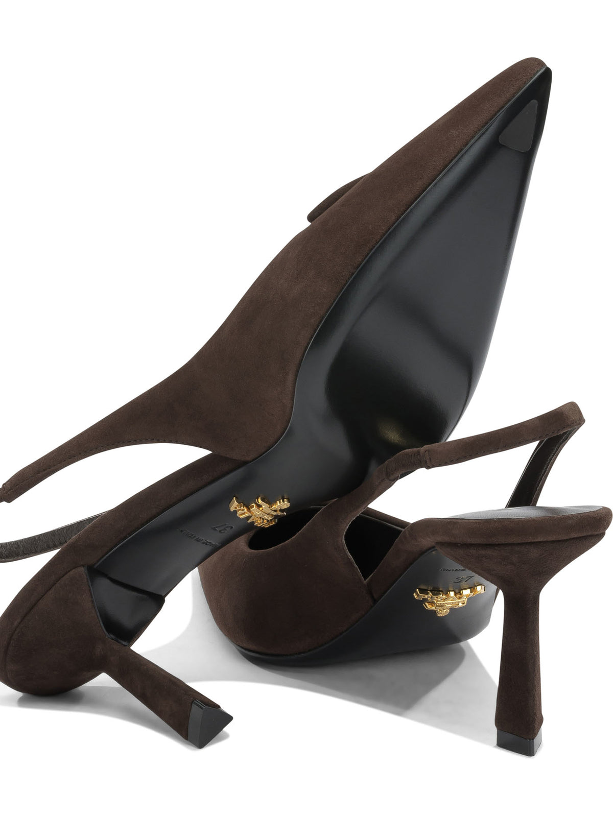 Prada Suede slingbacks - Brown