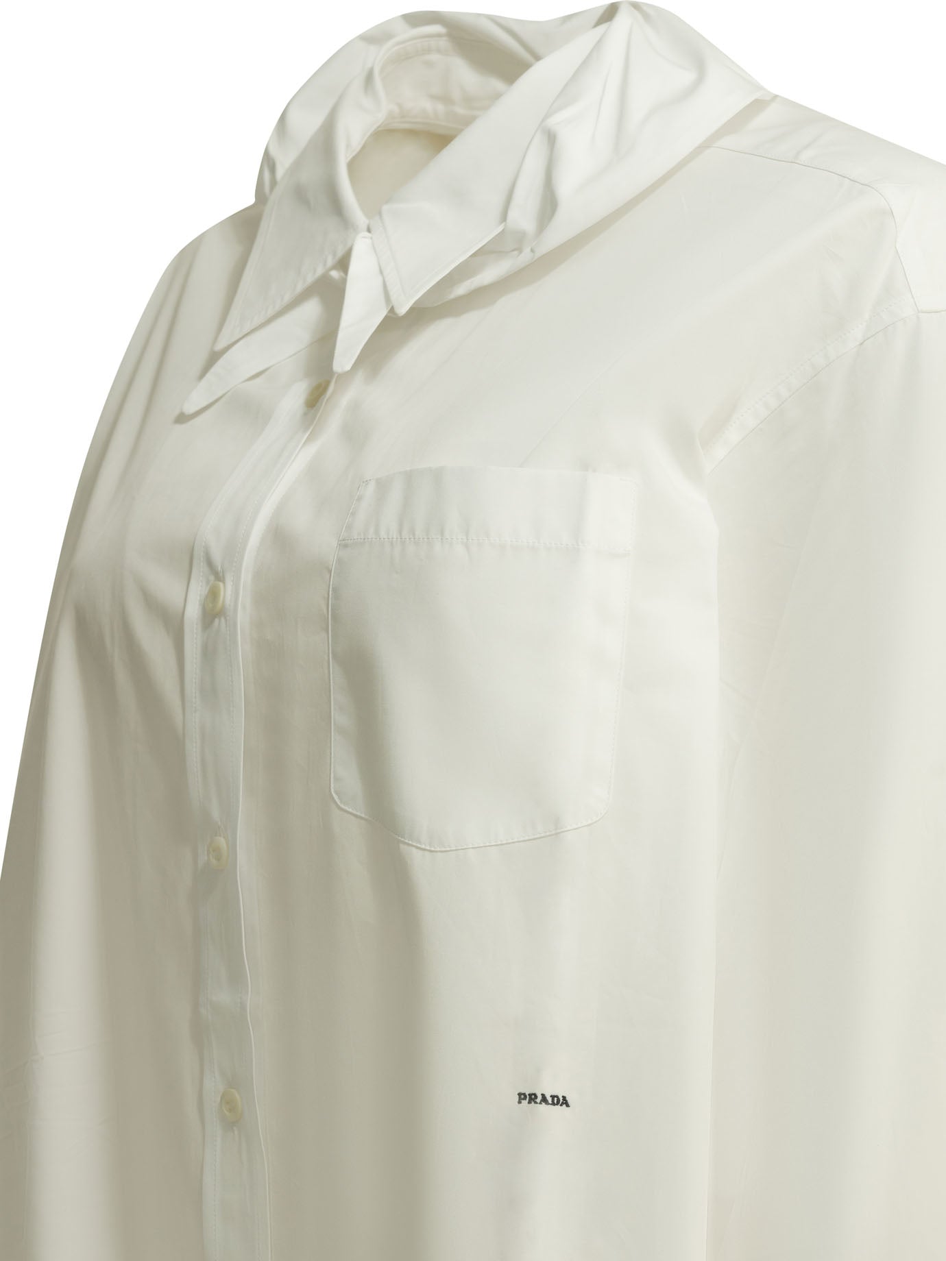 Prada Casual shirt with logo - White
