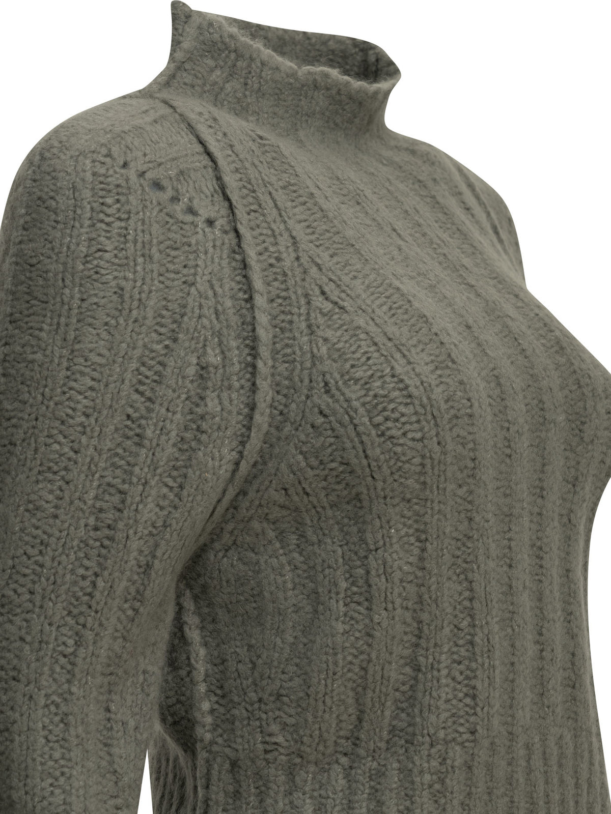 Rick Owens "Con" Turtleneck Sweater - Grey