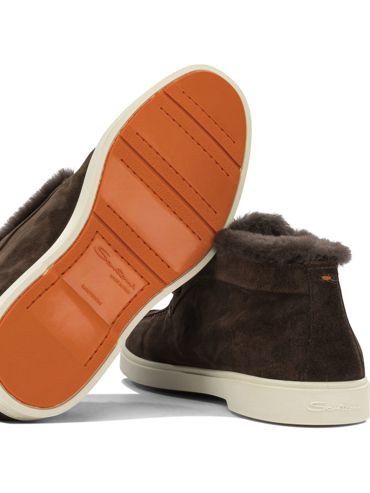 Santoni "Fortune" Loafers - Brown