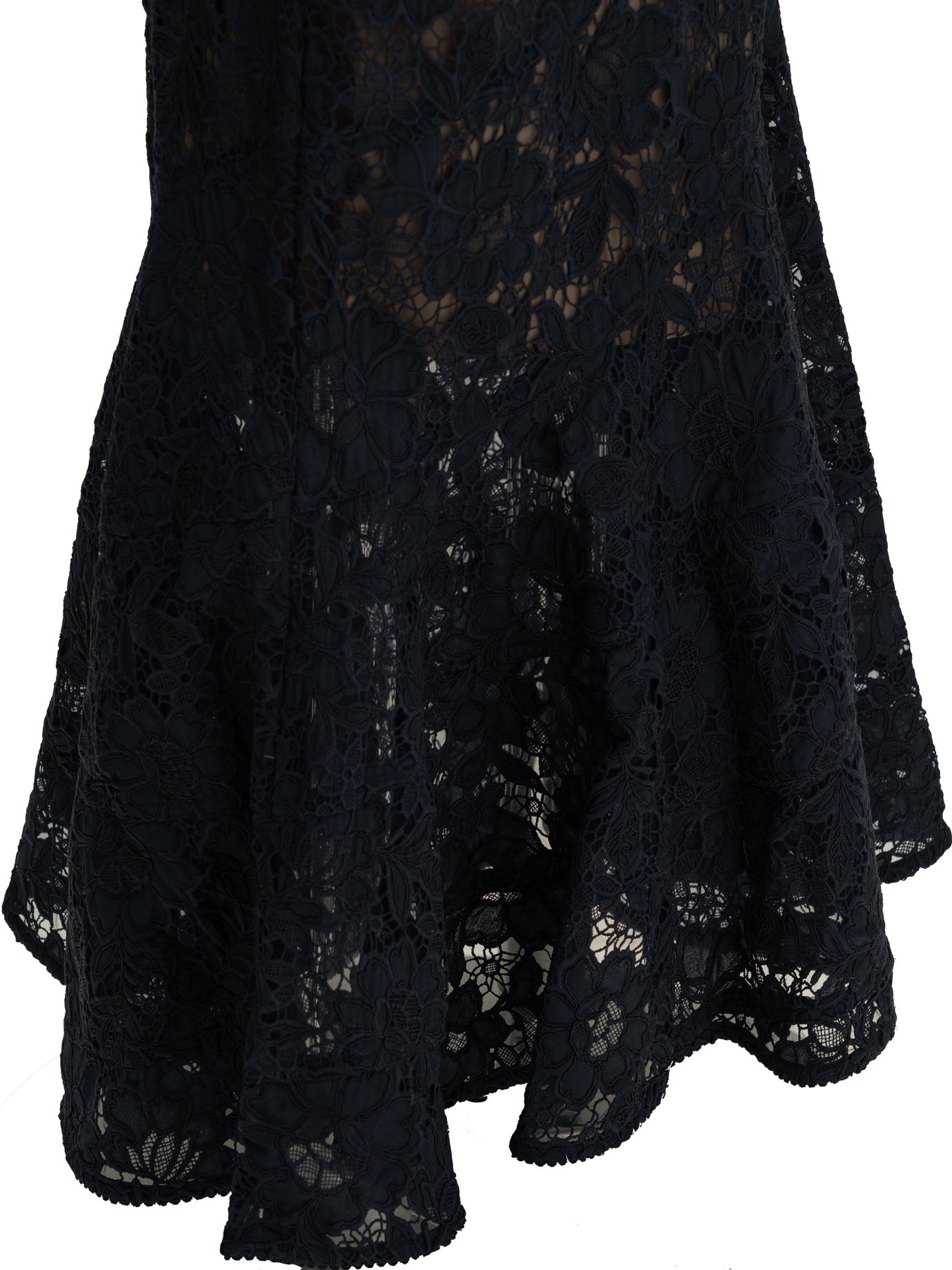 Self-Portrait Lace midi dress - Blue