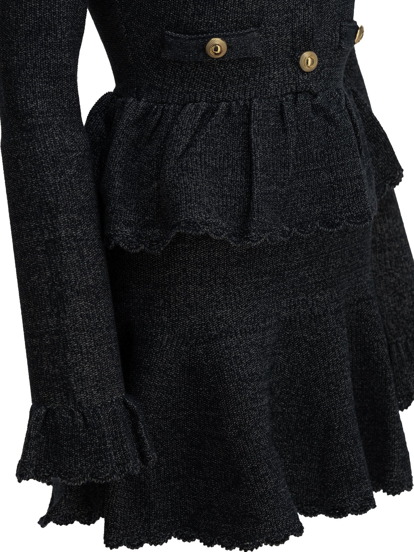 Self-Portrait Short knit dress - Blue