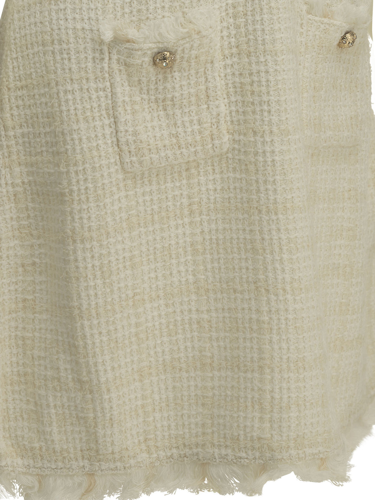 Self-Portrait Short sheath dress - White