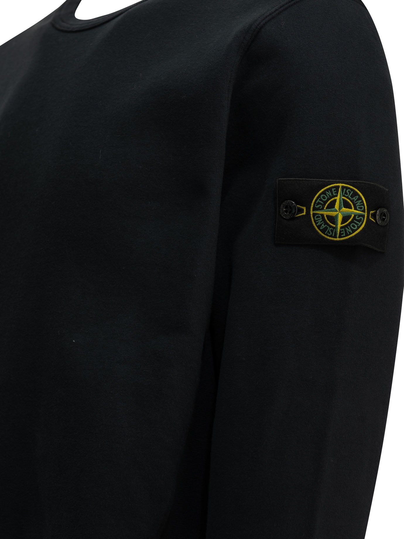 Stone Island Crewneck sweatshirt with logo - Blue